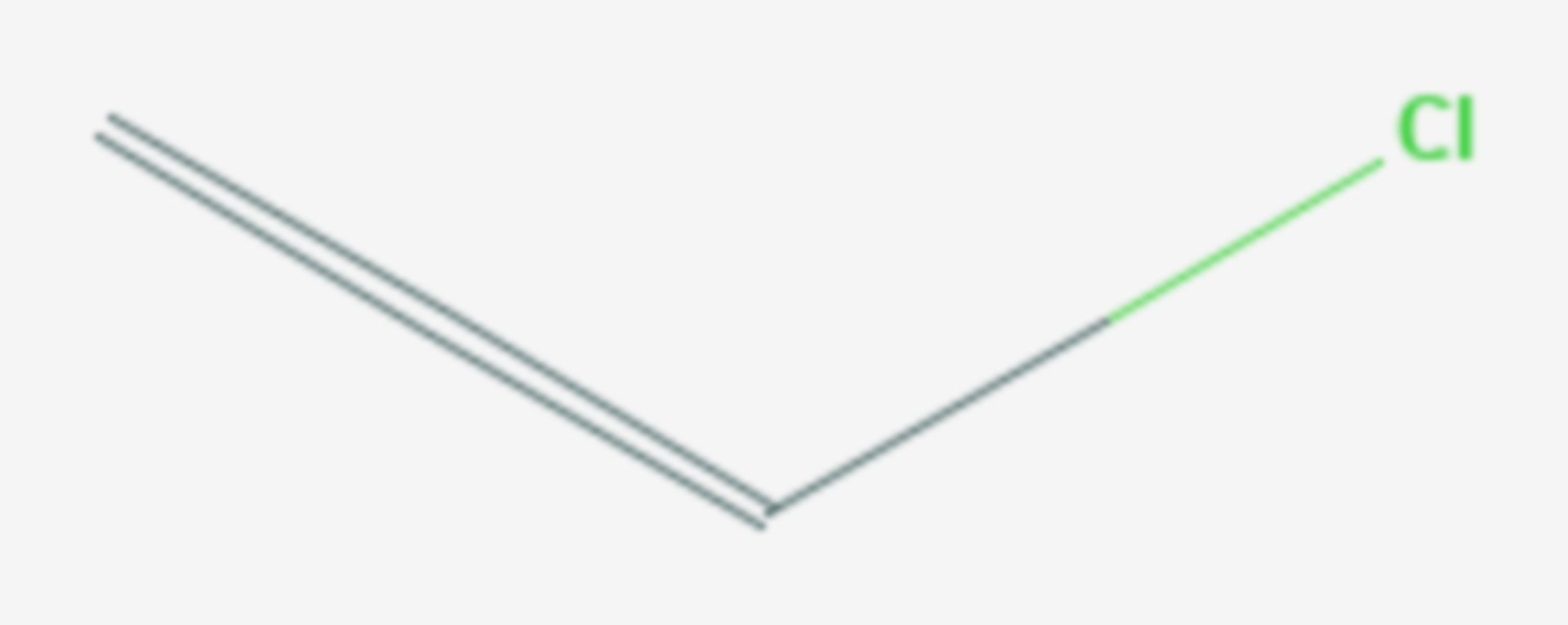 Vinylchlorid (Strukturformel)