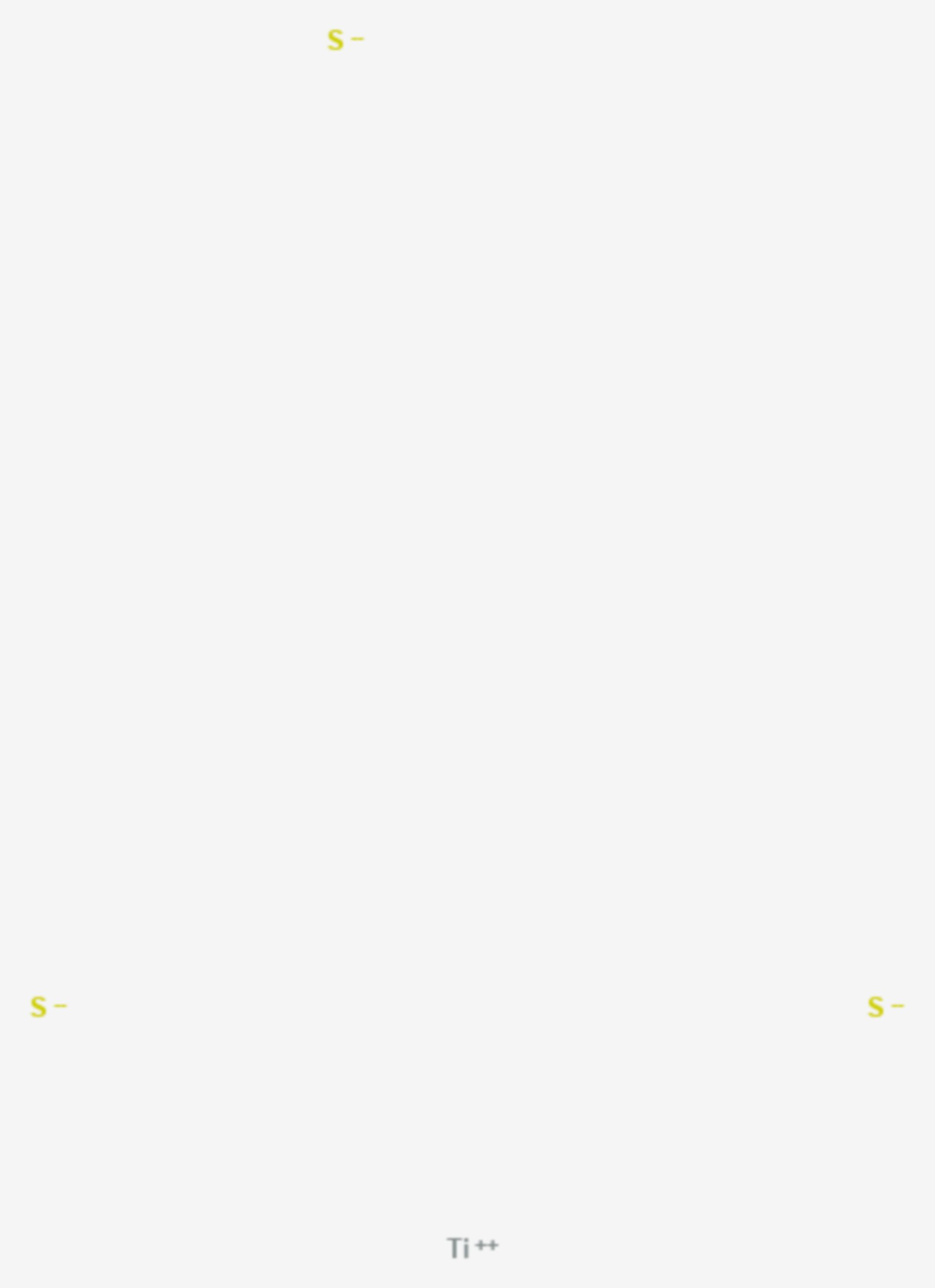Titantrisulfid (Strukturformel)