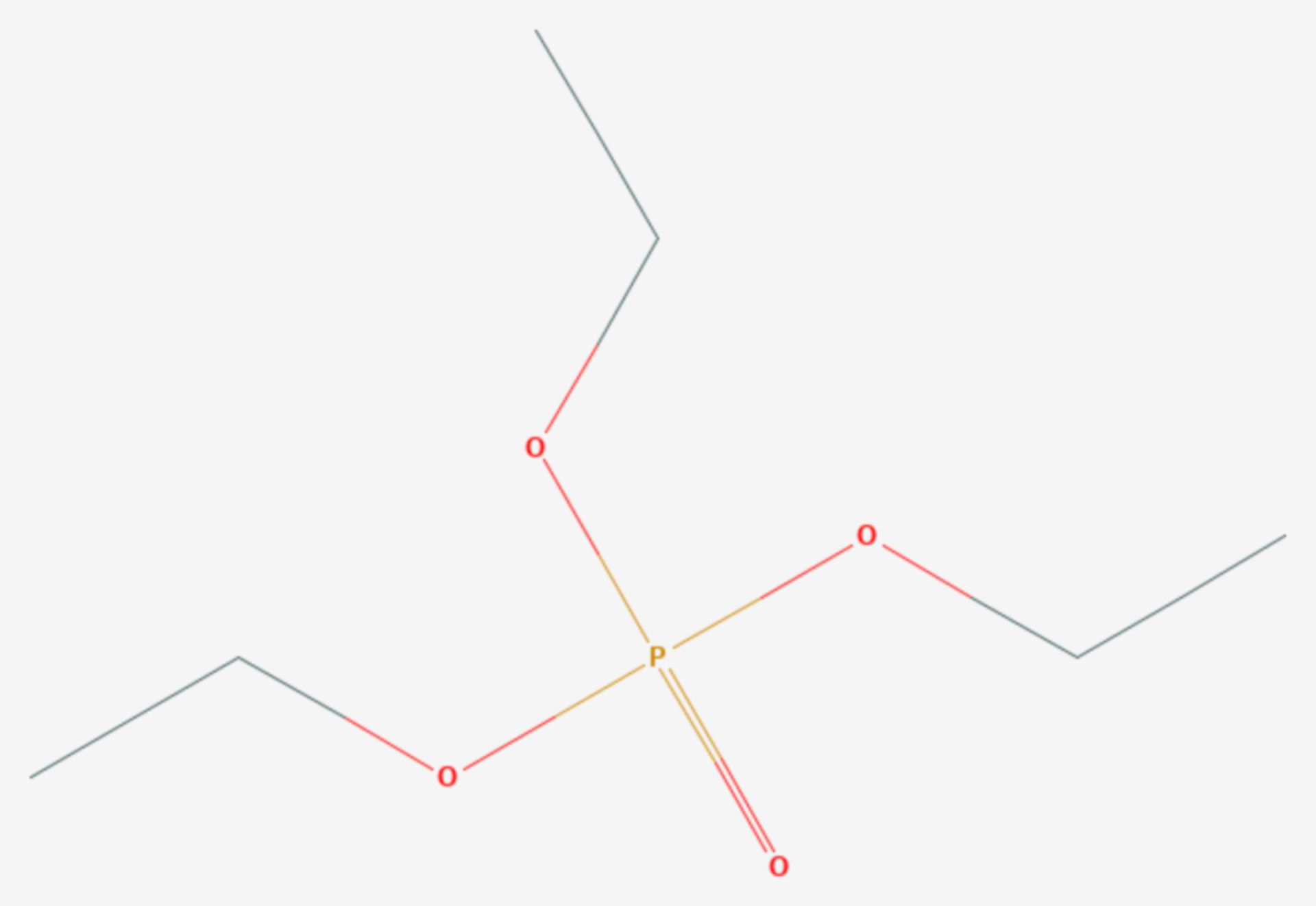 Triethylphosphat (Strukturformel)