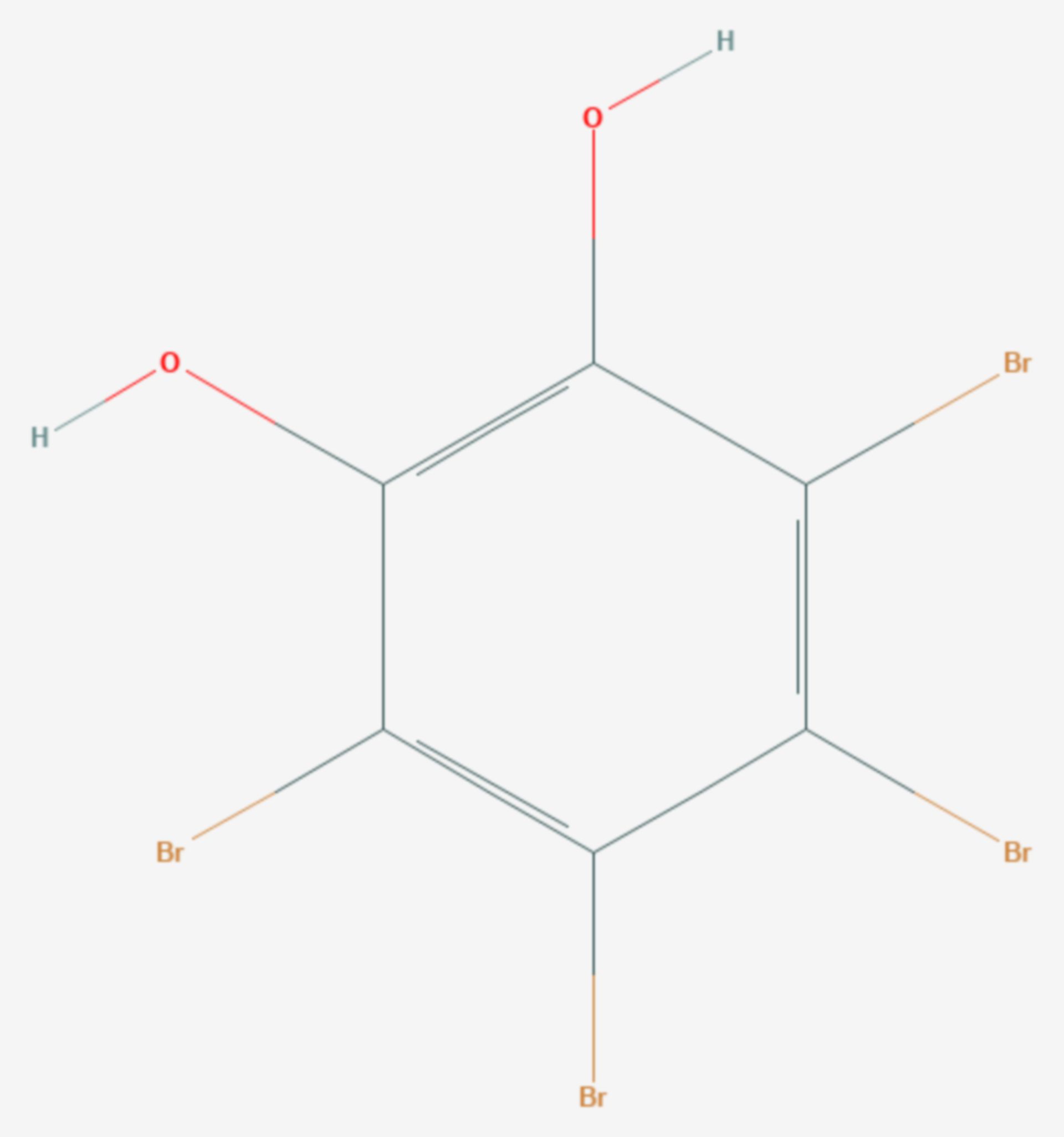 Tetrabrombrenzcatechin (Strukturformel)