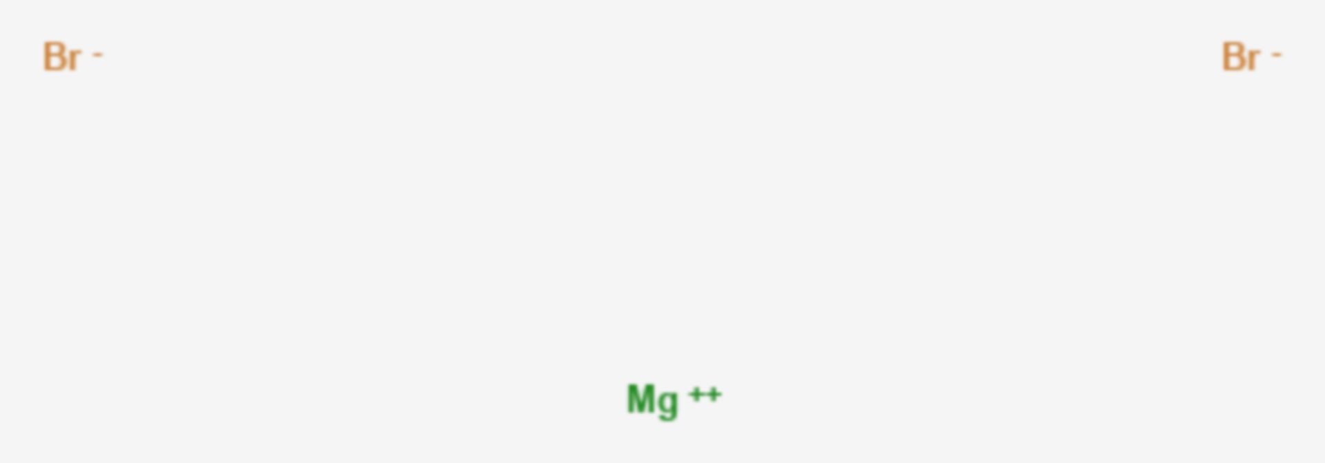 Magnesiumbromid (Strukturformel)