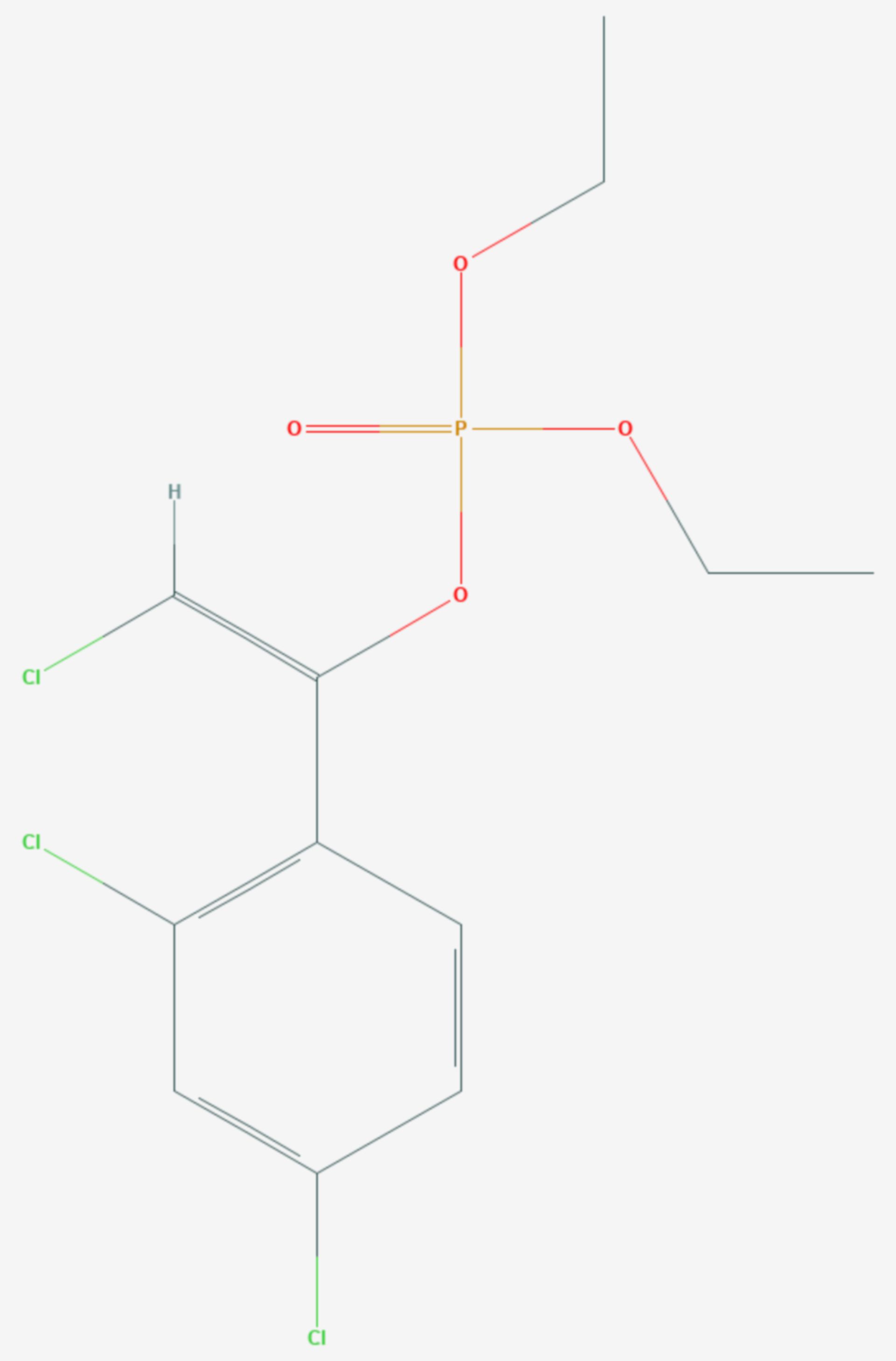 Chlorfenvinphos (Strukturformel)