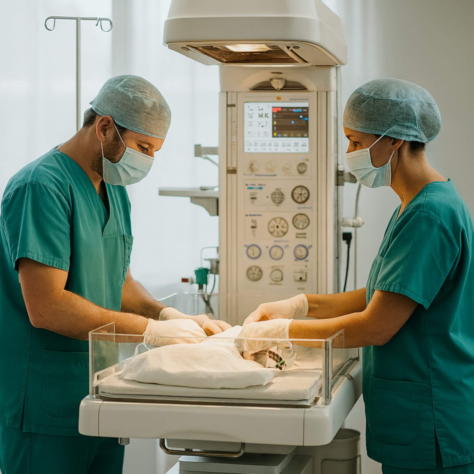 Reanimationseinheit für Neugeborene