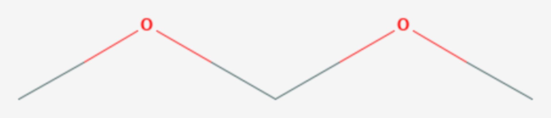 Dimethoxymethan (Strukturformel)