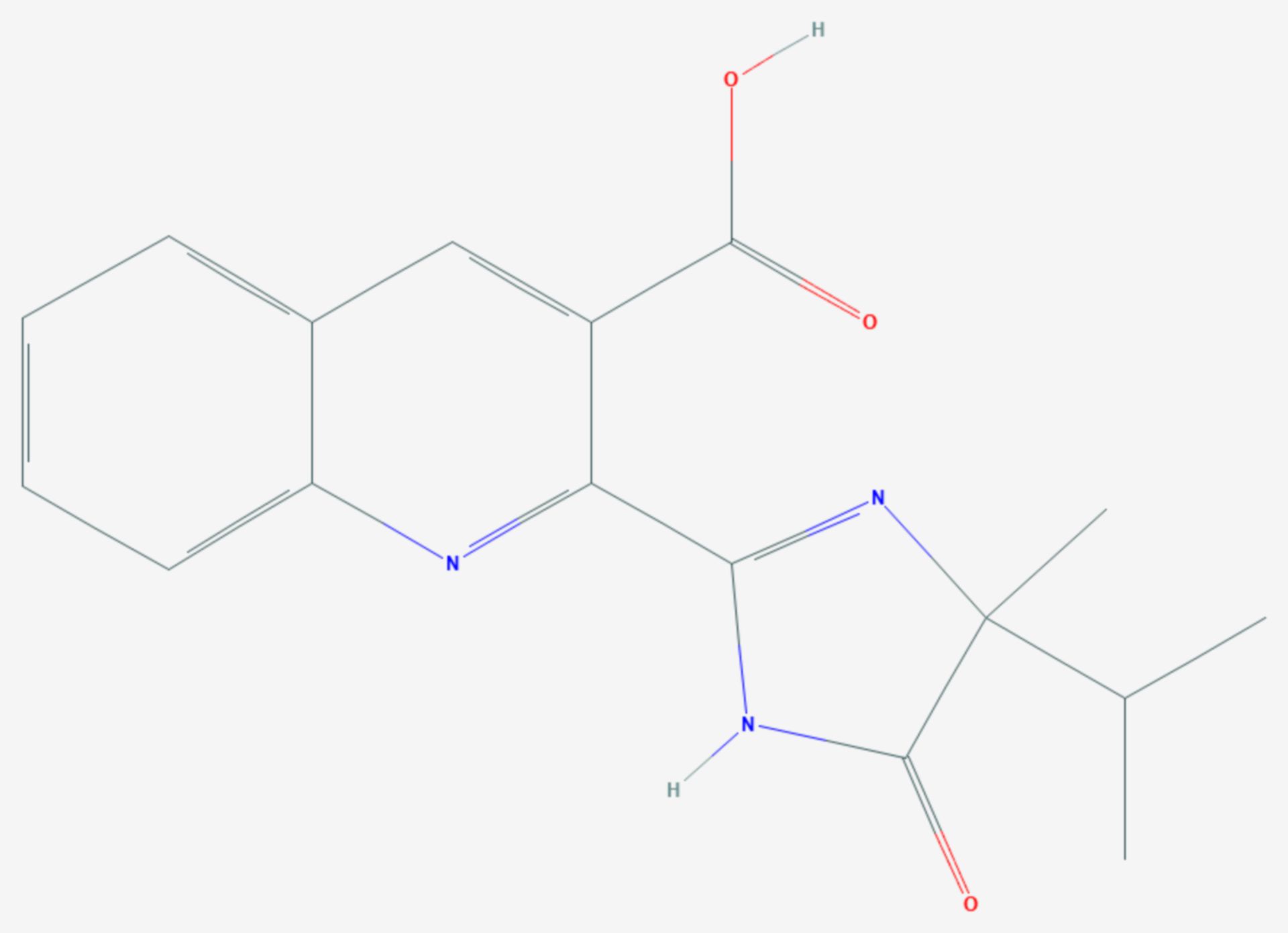 Imazaquin (Strukturformel)