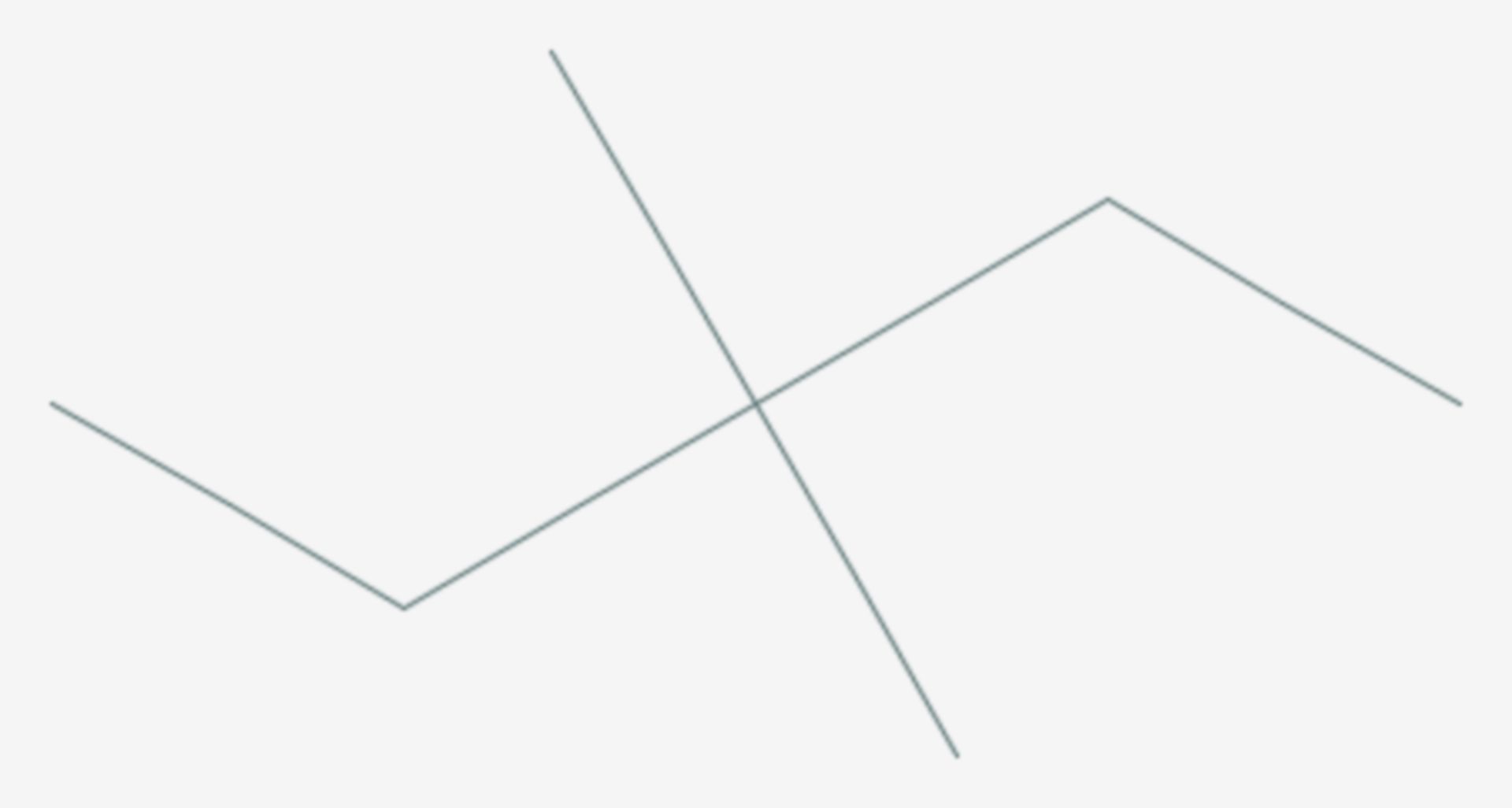 3,3-Dimethylpentan (Strukturformel)