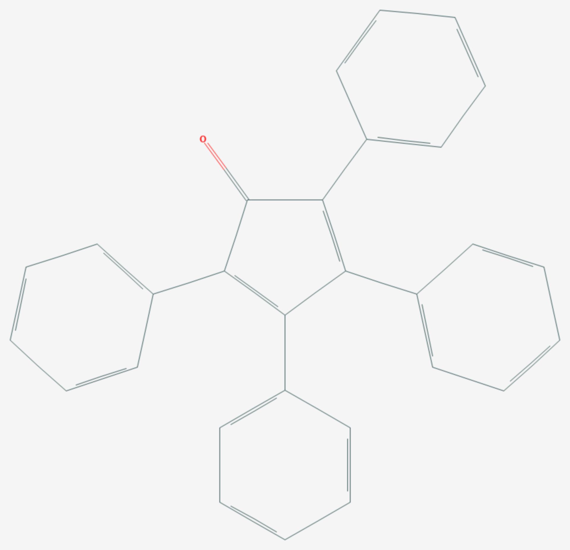Tetraphenylcyclopentadienon (Strukturformel)