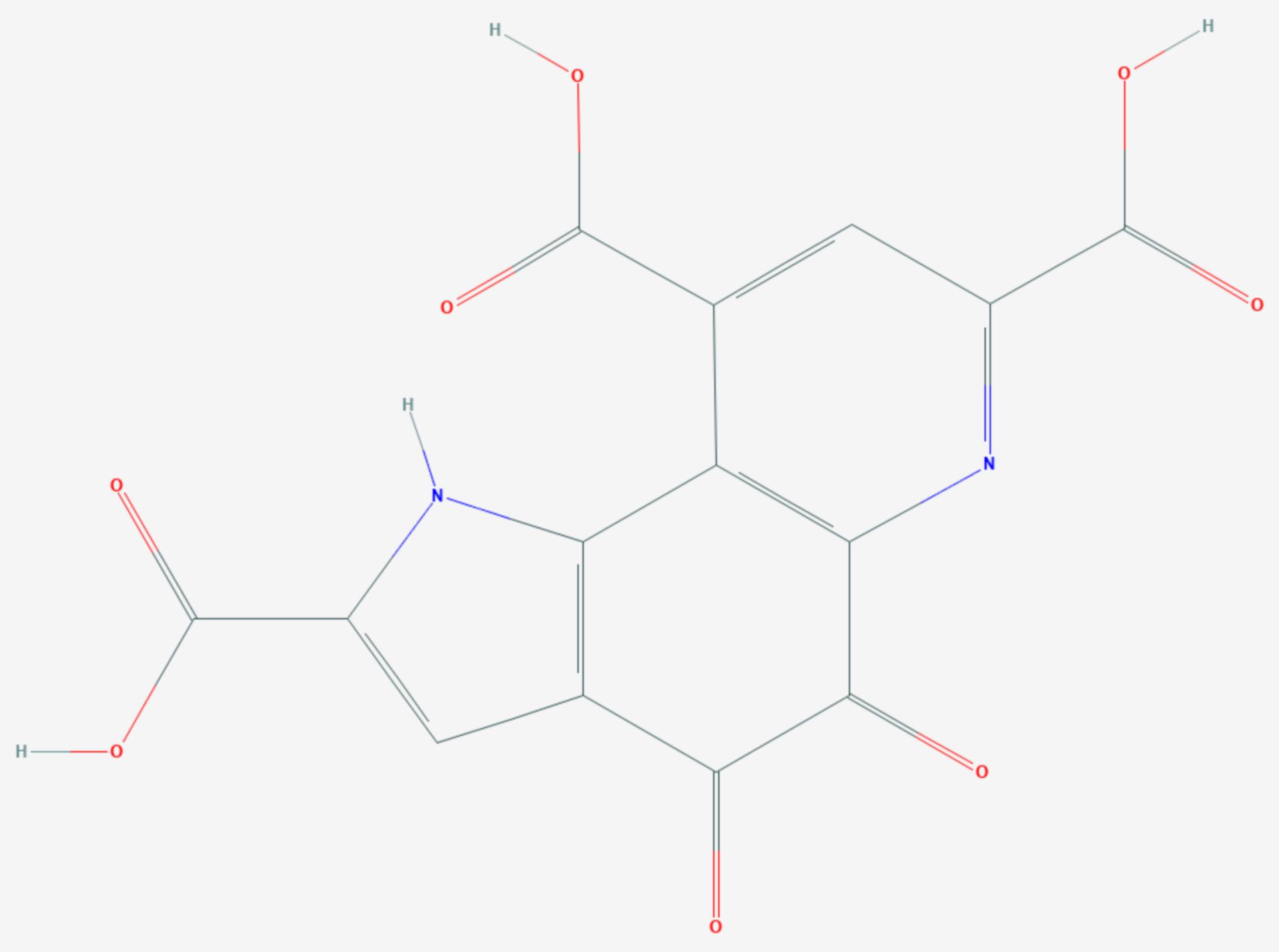 Pyrrolochinolinchinon (Strukturformel)