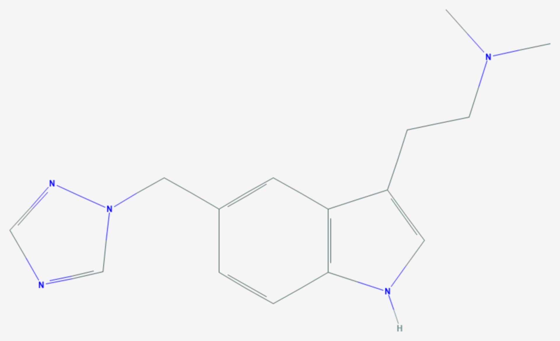 Rizatriptan (Strukturformel)