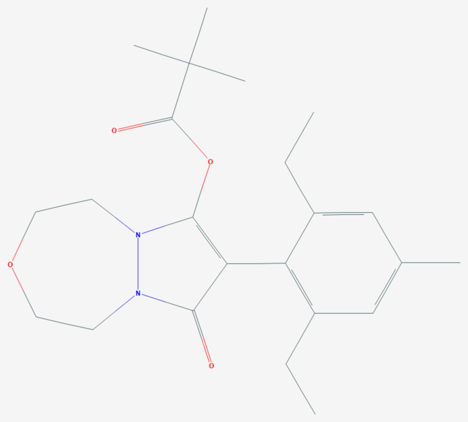 Pinoxaden (Strukturformel)