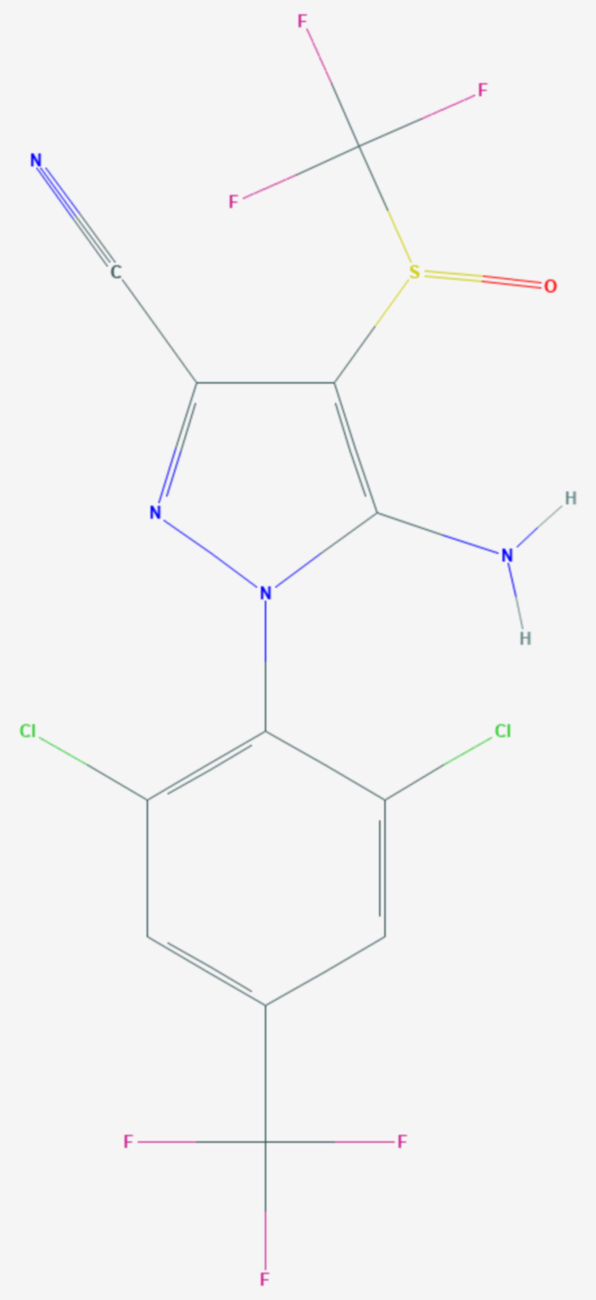 Fipronil (Strukturformel)