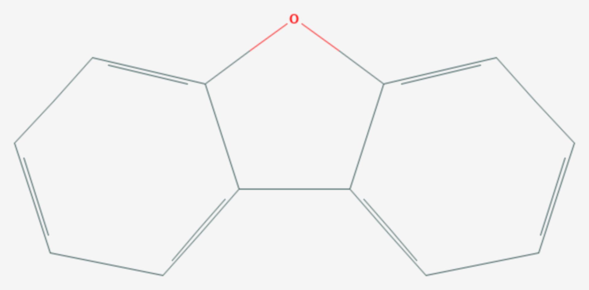 Dibenzofuran (Strukturformel)