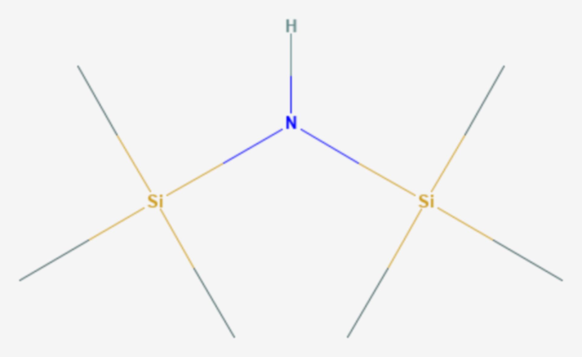 Hexamethyldisilazan (Strukturformel)