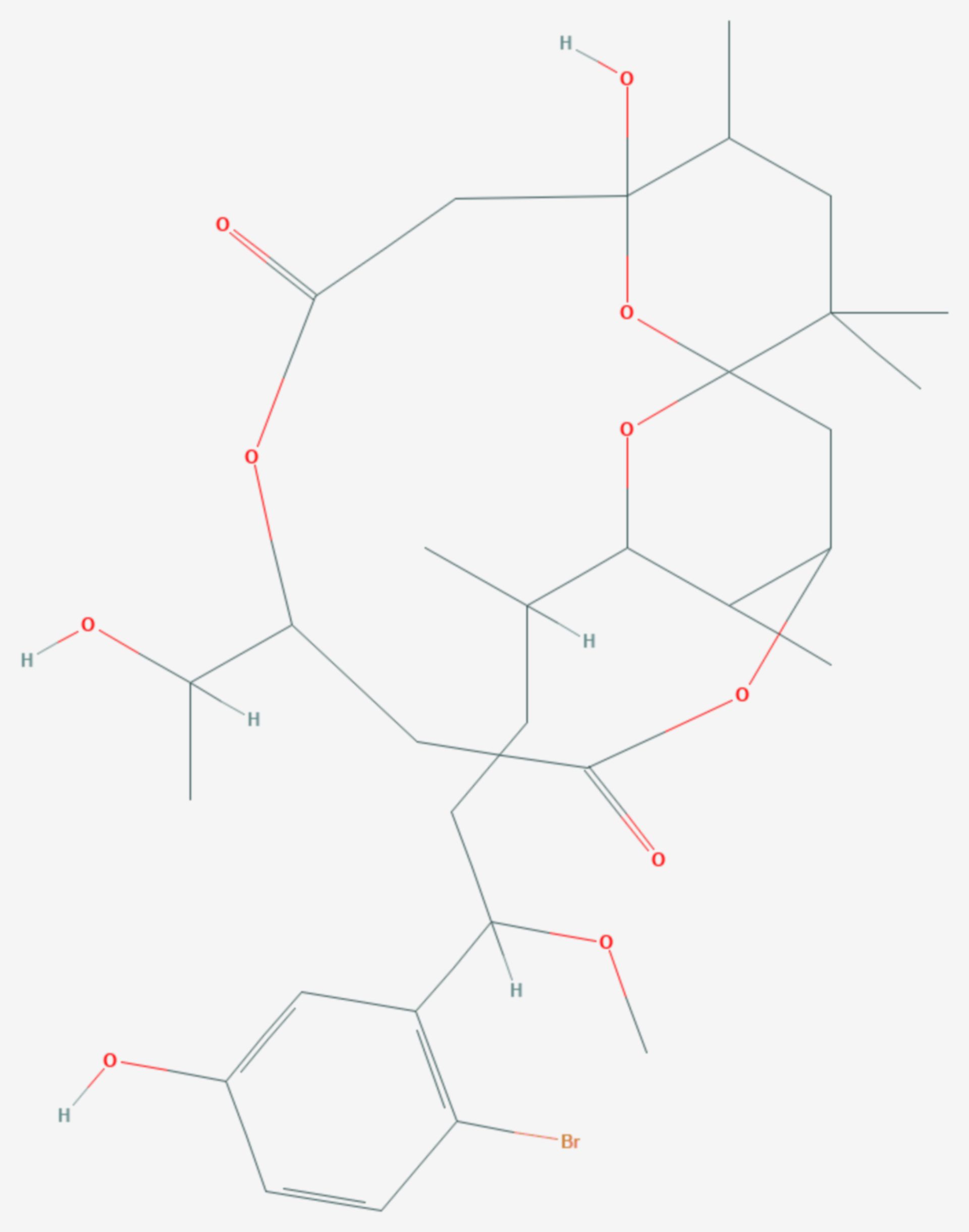 Aplysiatoxin (Strukturformel)