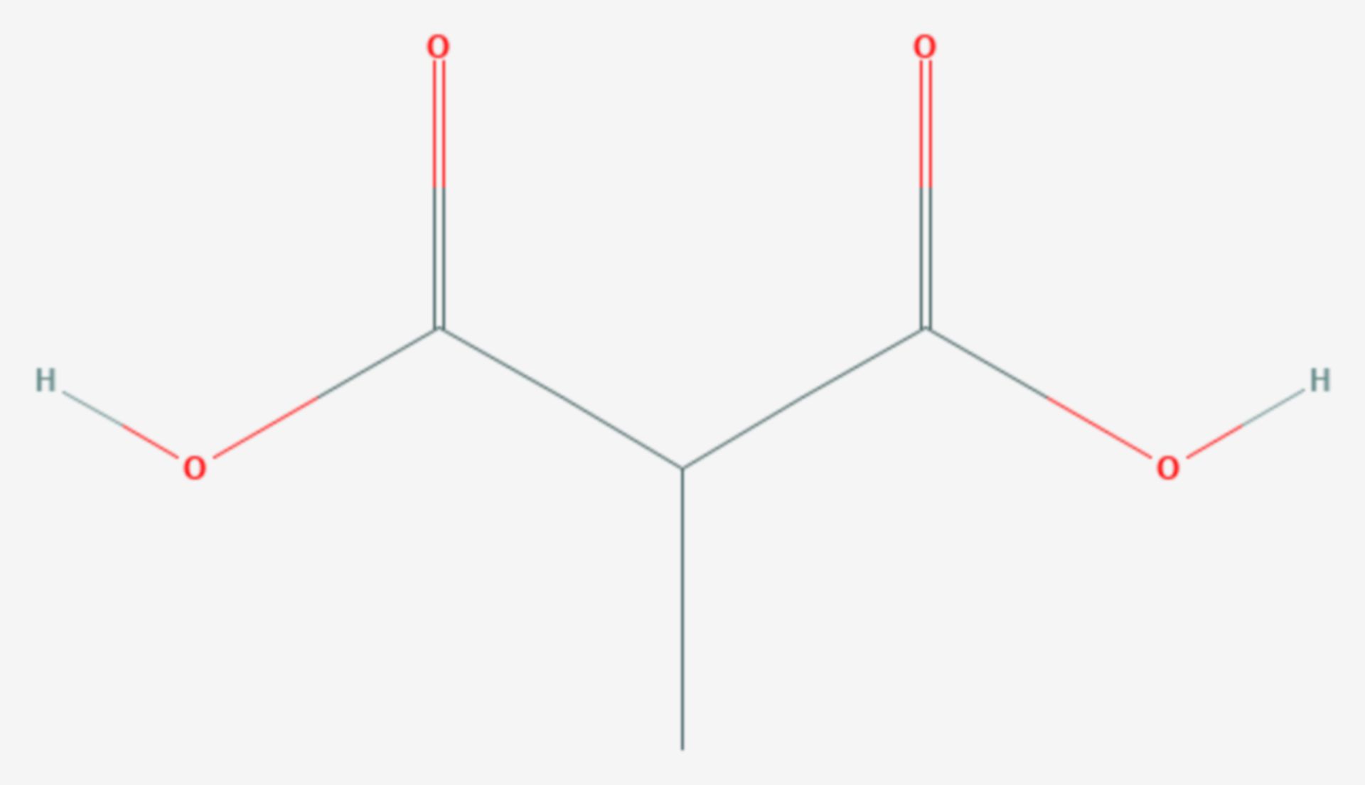 Methylmalonsäure (Strukturformel)