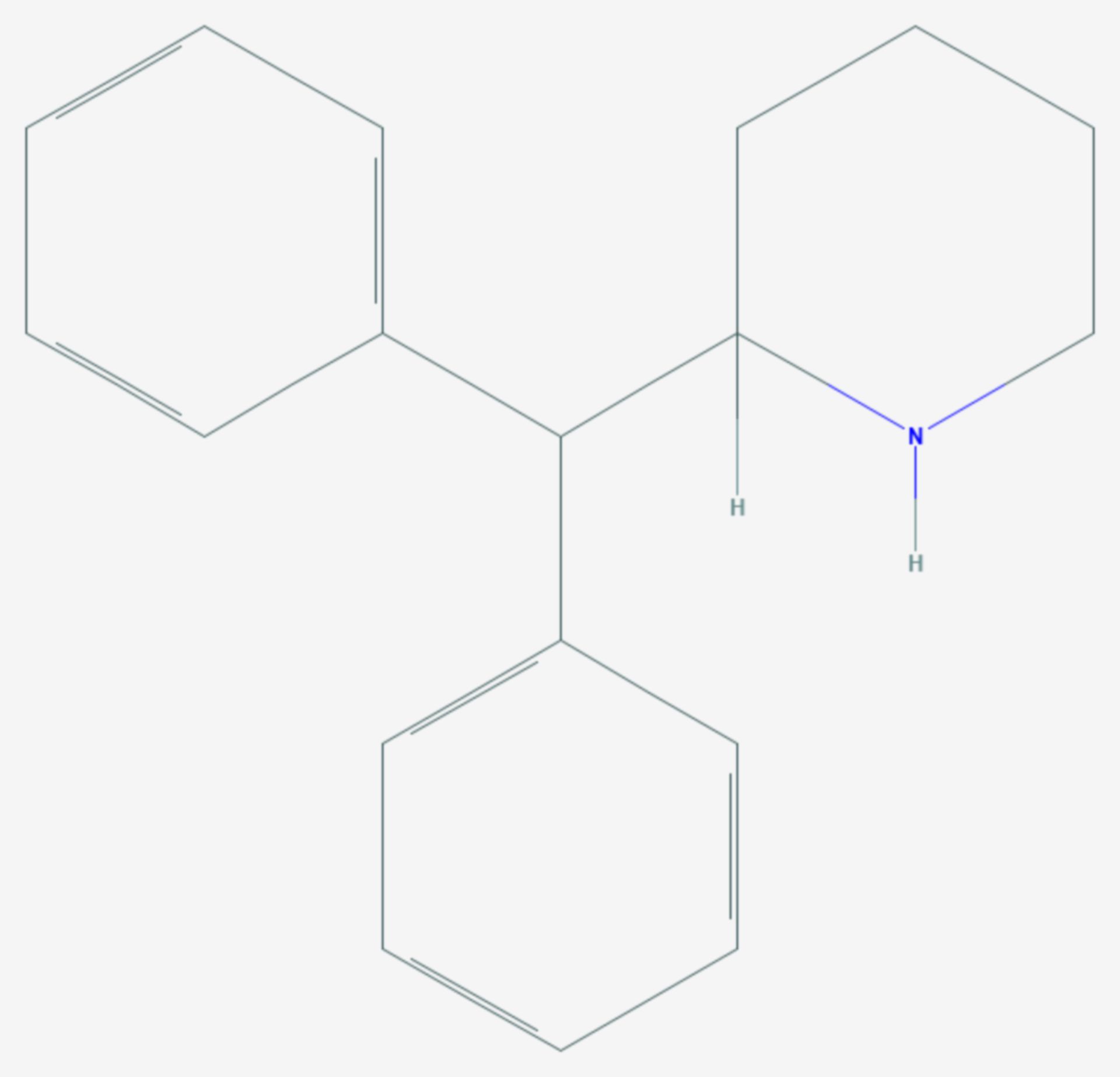 Desoxypipradrol (Strukturformel)