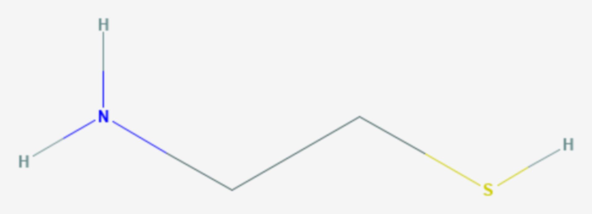 Cysteamin (Strukturformel)