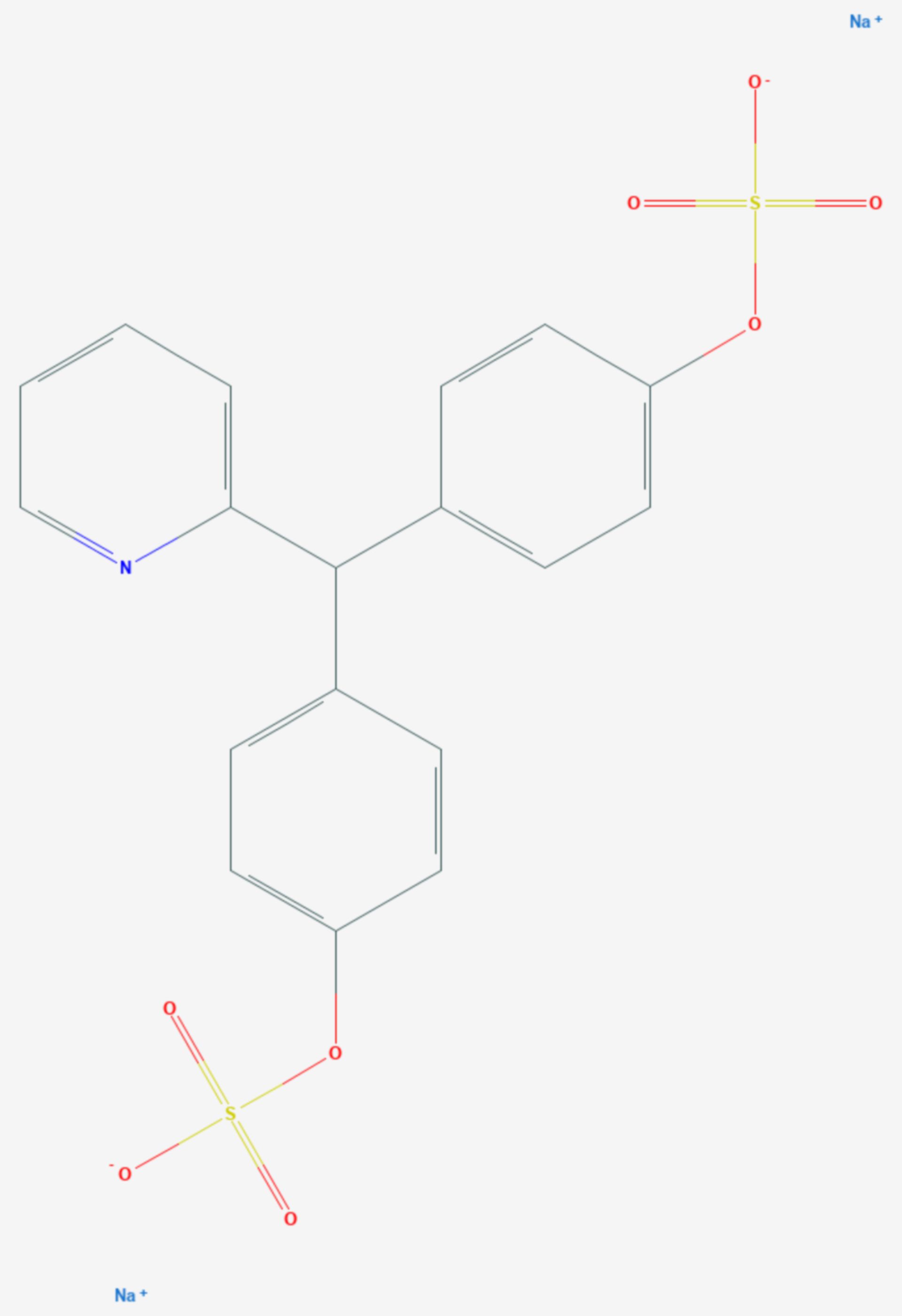 Natriumpicosulfat (Strukturformel)