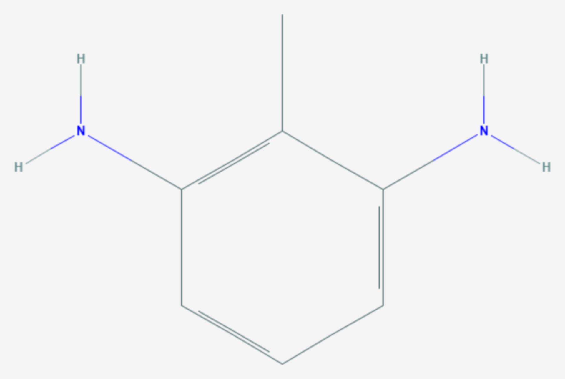 2,6-Diaminotoluol (Strukturformel)