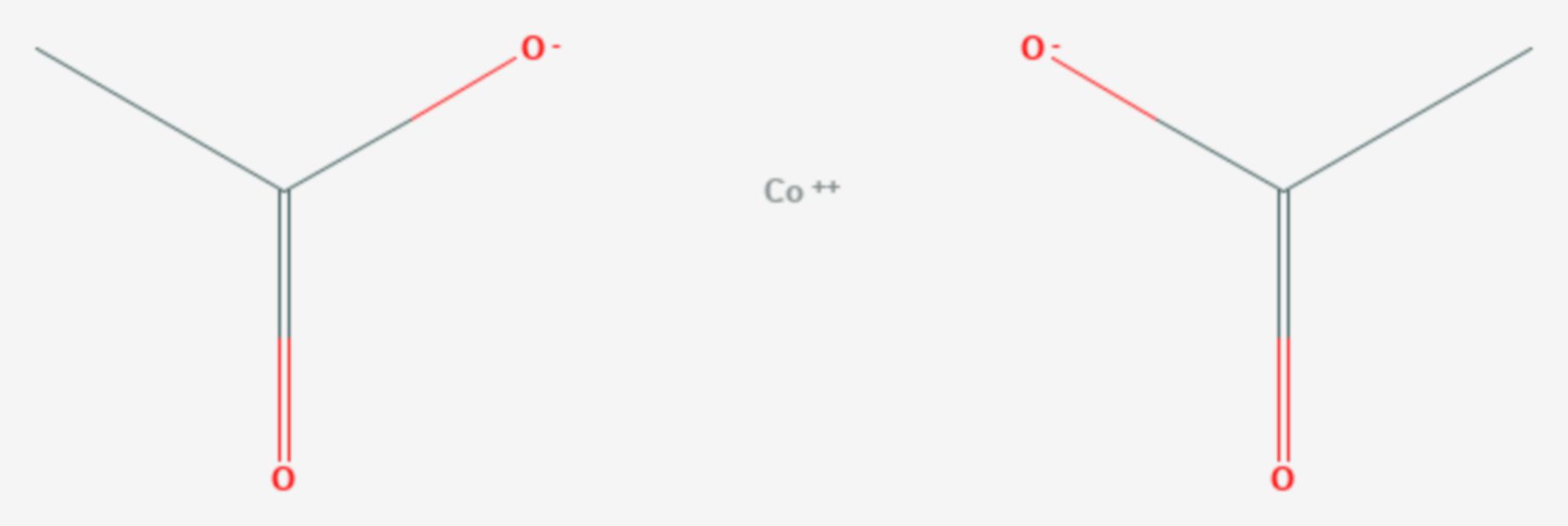 Cobalt(II)-acetat (Strukturformel)