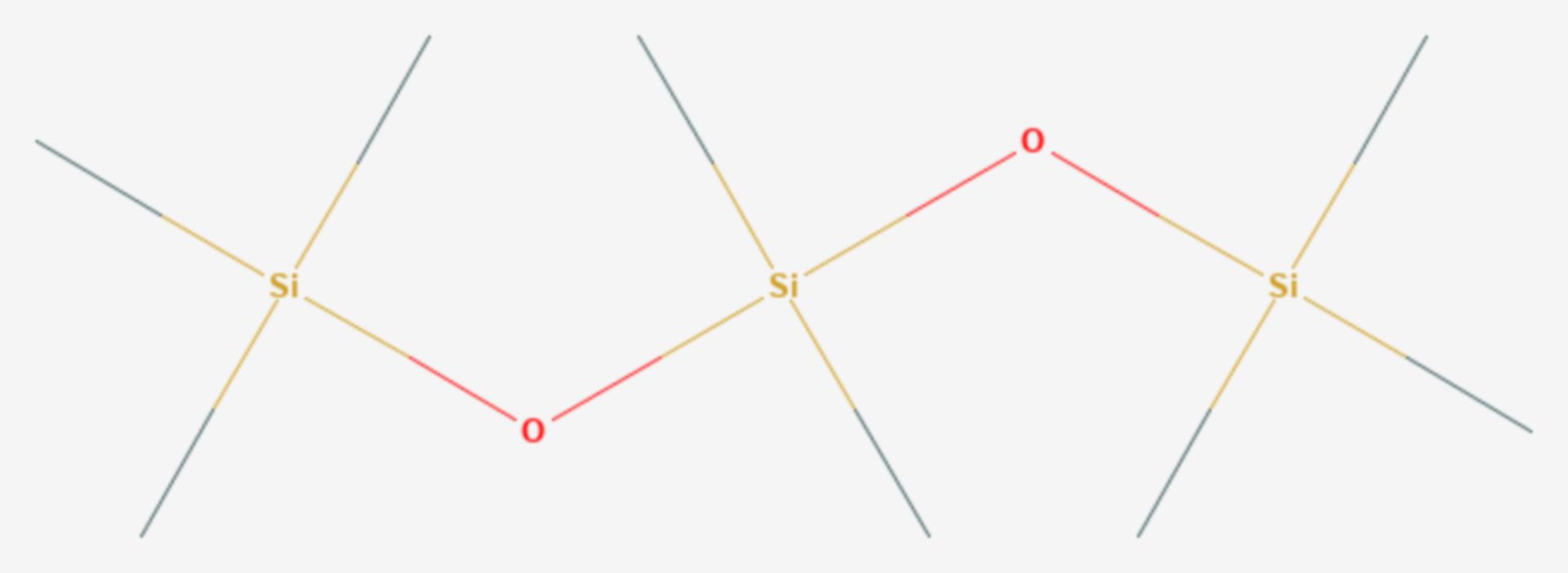 Octamethyltrisiloxan (Strukturformel)