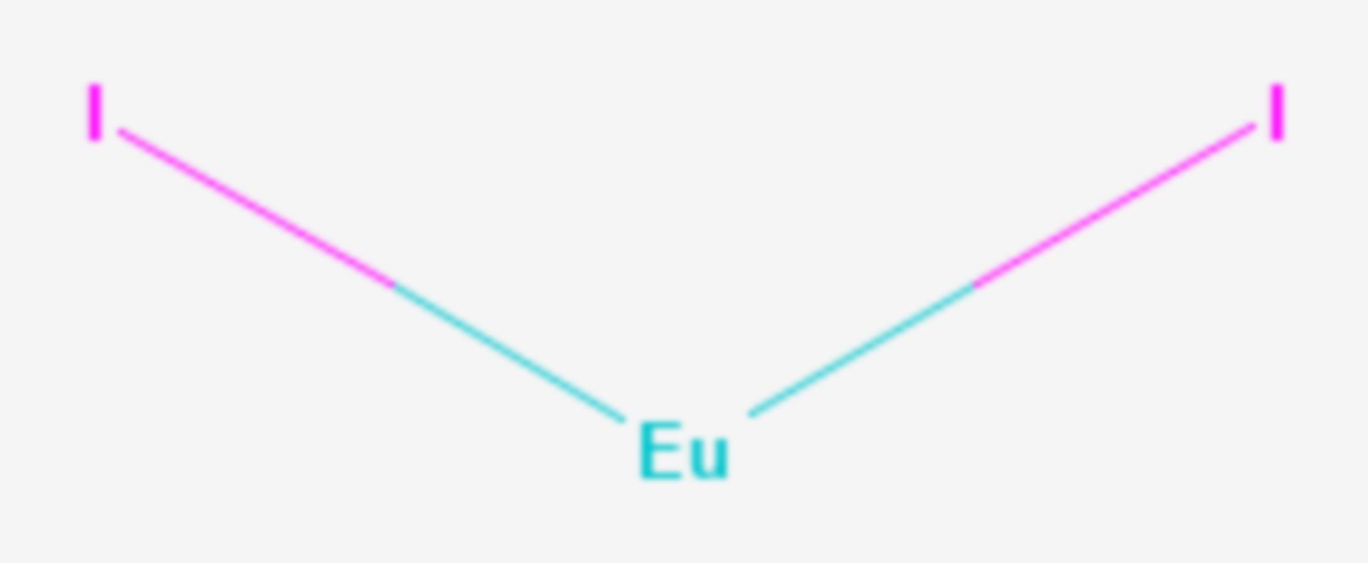 Europium(II)-iodid (Strukturformel)