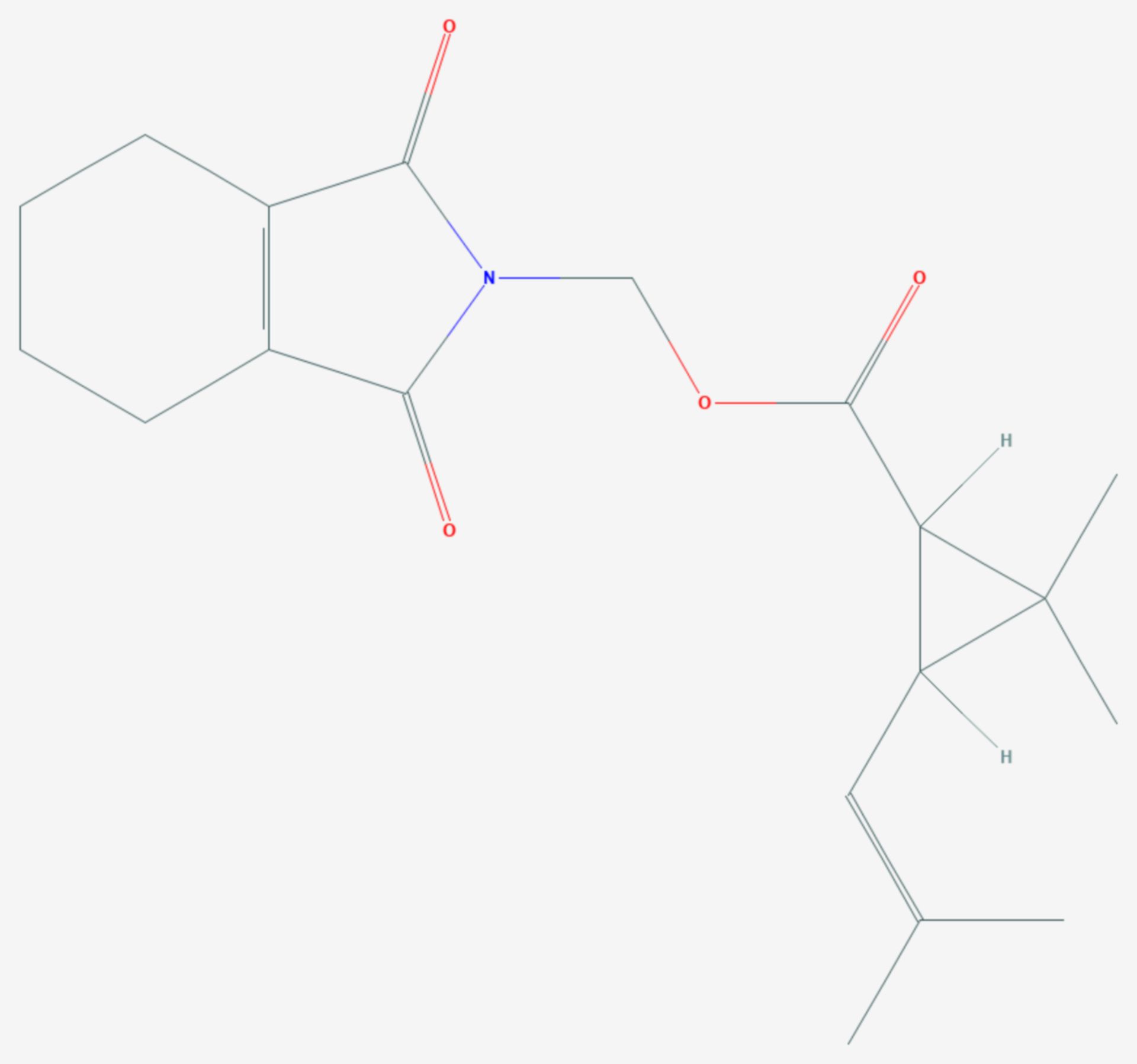 Tetramethrin (Strukturformel)