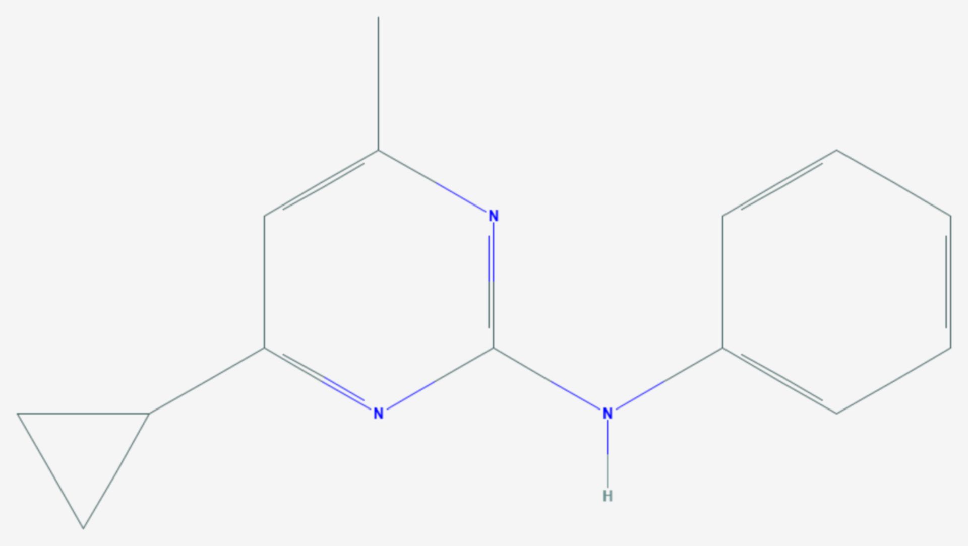 Cyprodinil (Strukturformel)