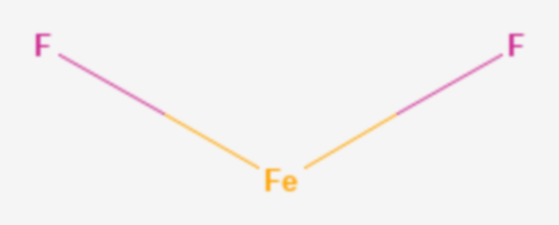 Eisen(II)-fluorid (Strukturformel)