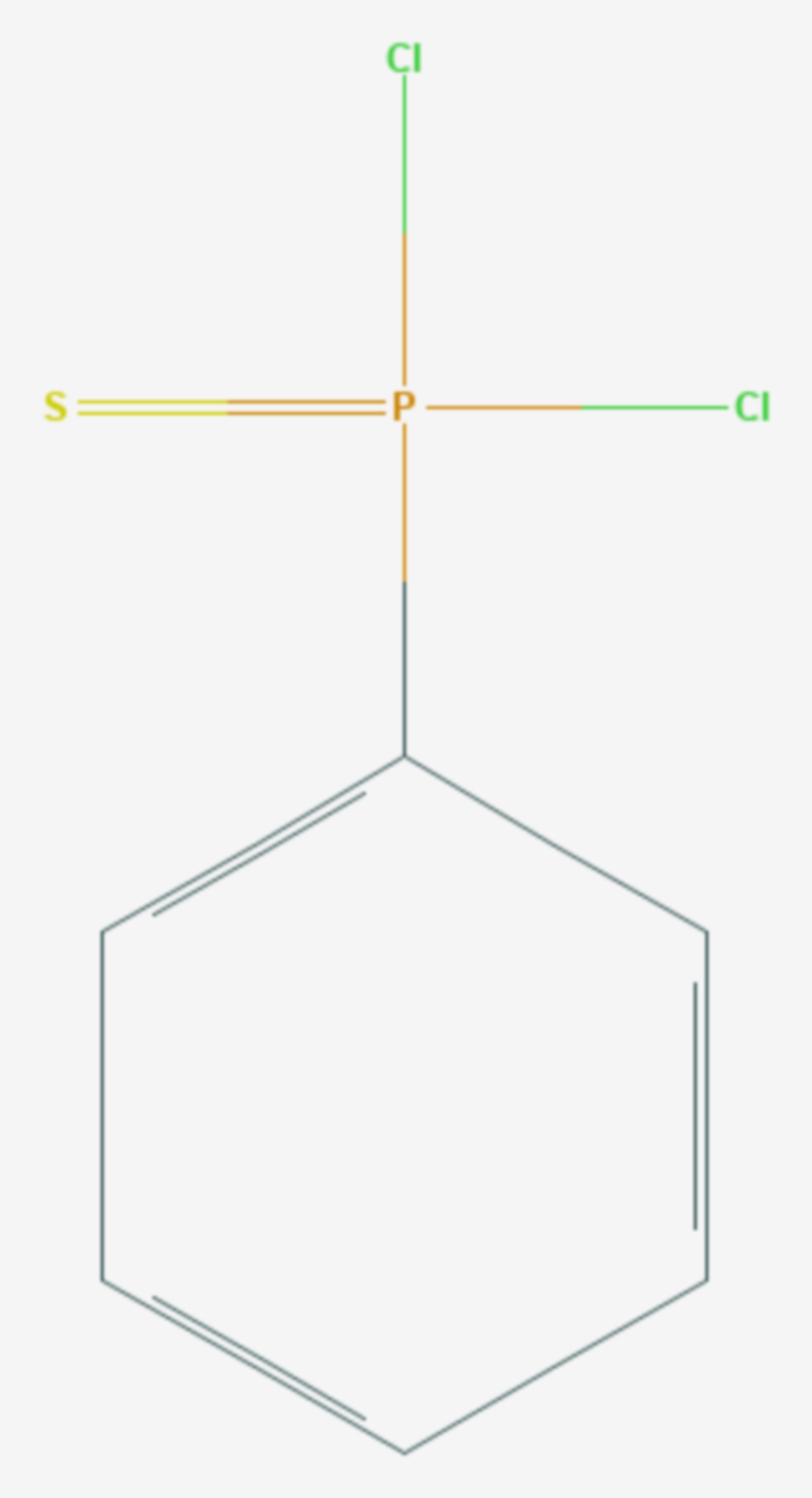 Phenylthiophosphonyldichlorid (Strukturformel)