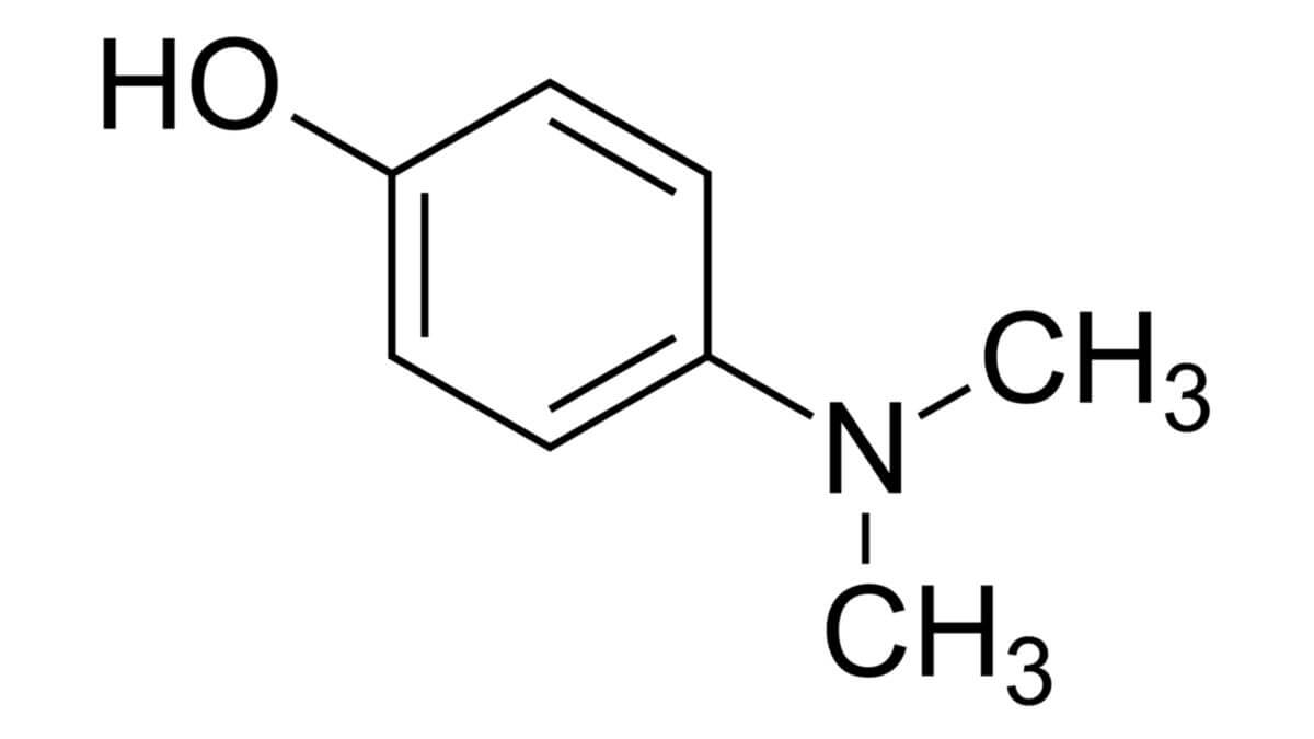 Strukturformel 4-Dimethylaminophenol