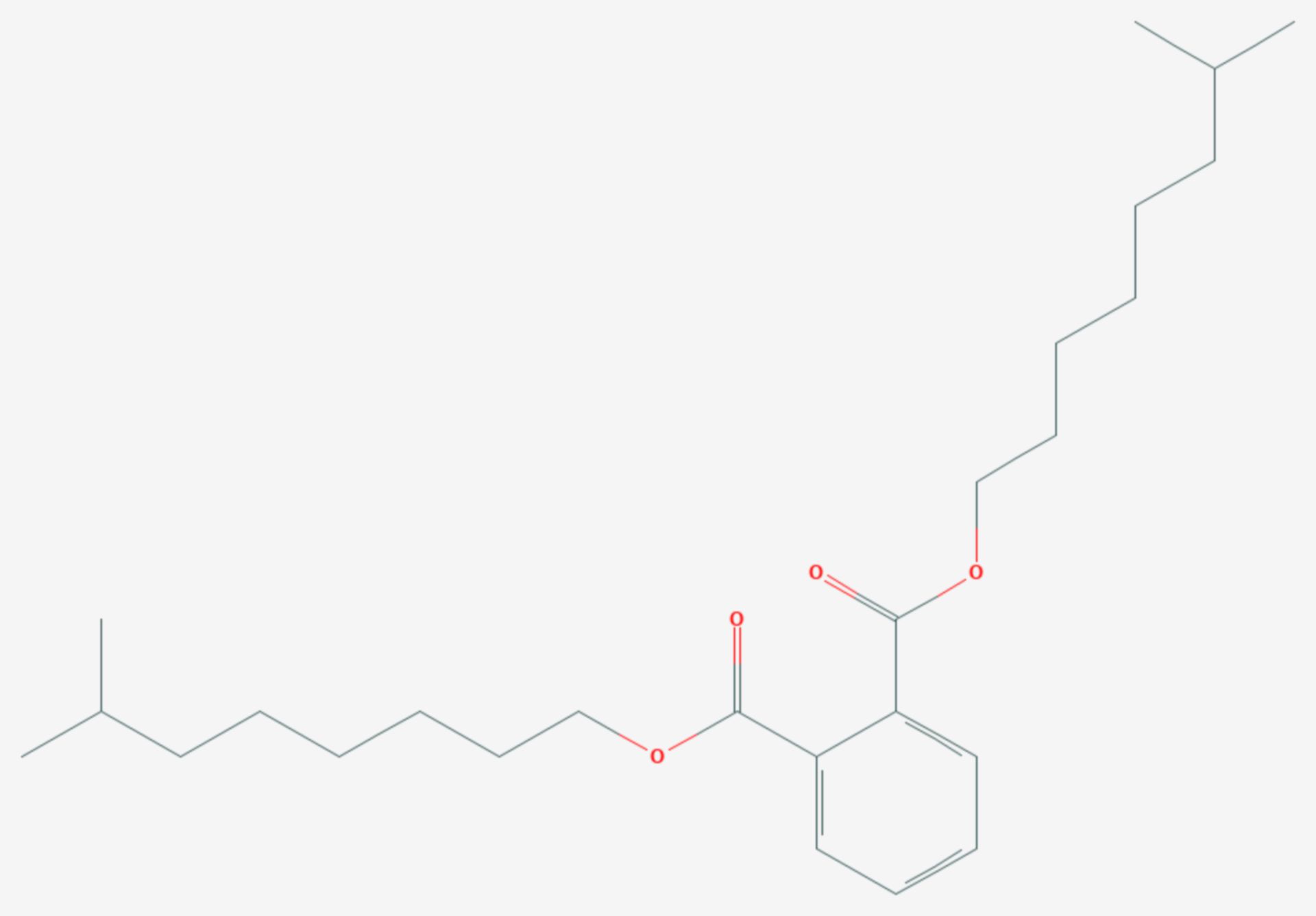Diisononylphthalat (Strukturformel)