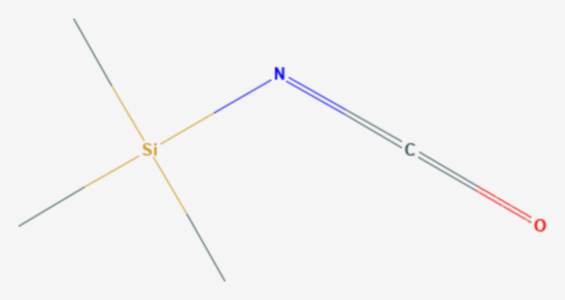 Trimethylsilylisocyanat (Strukturformel)