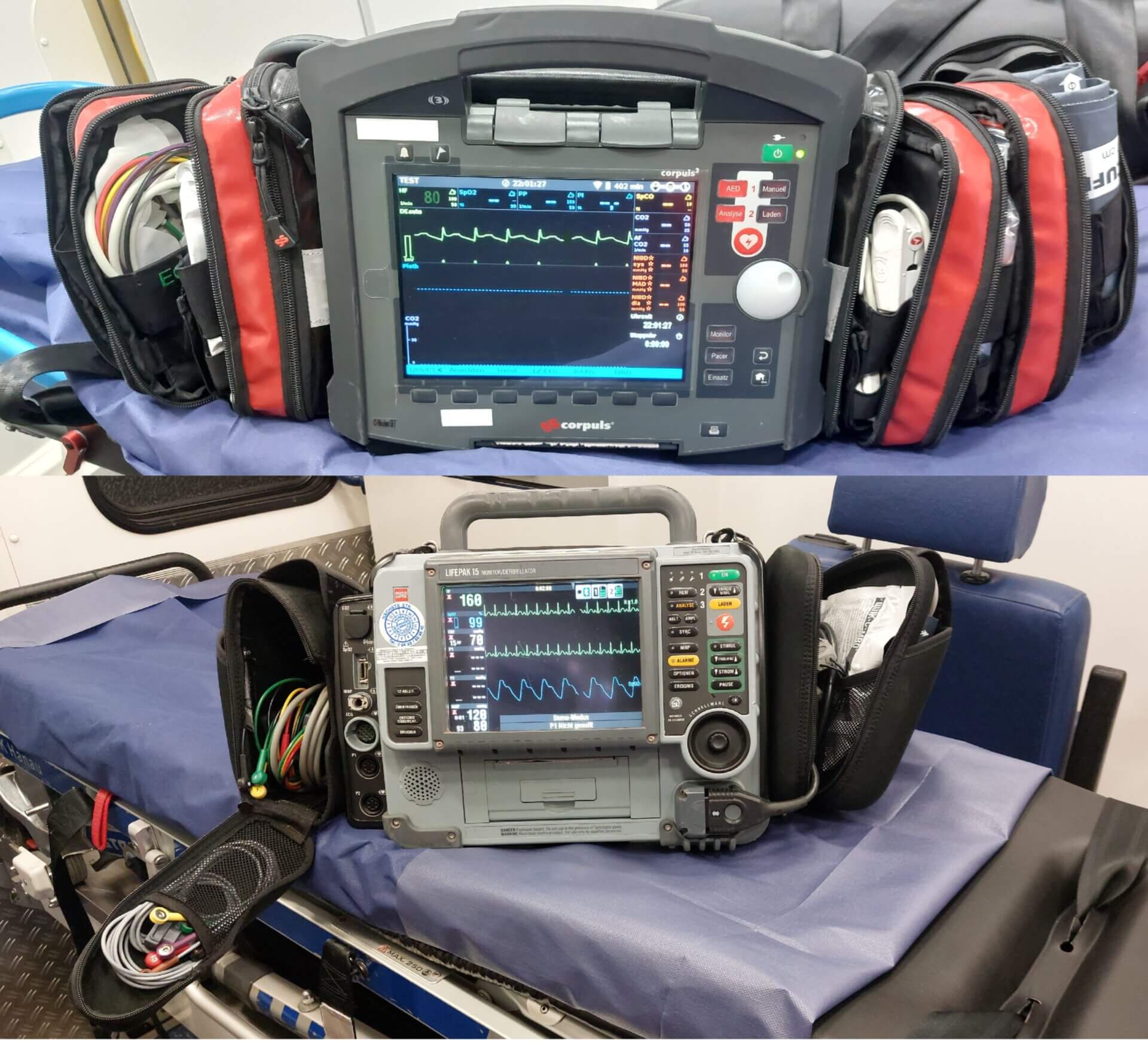 EKG-Monitor (Corpuls C3T/ Lifepak 15)