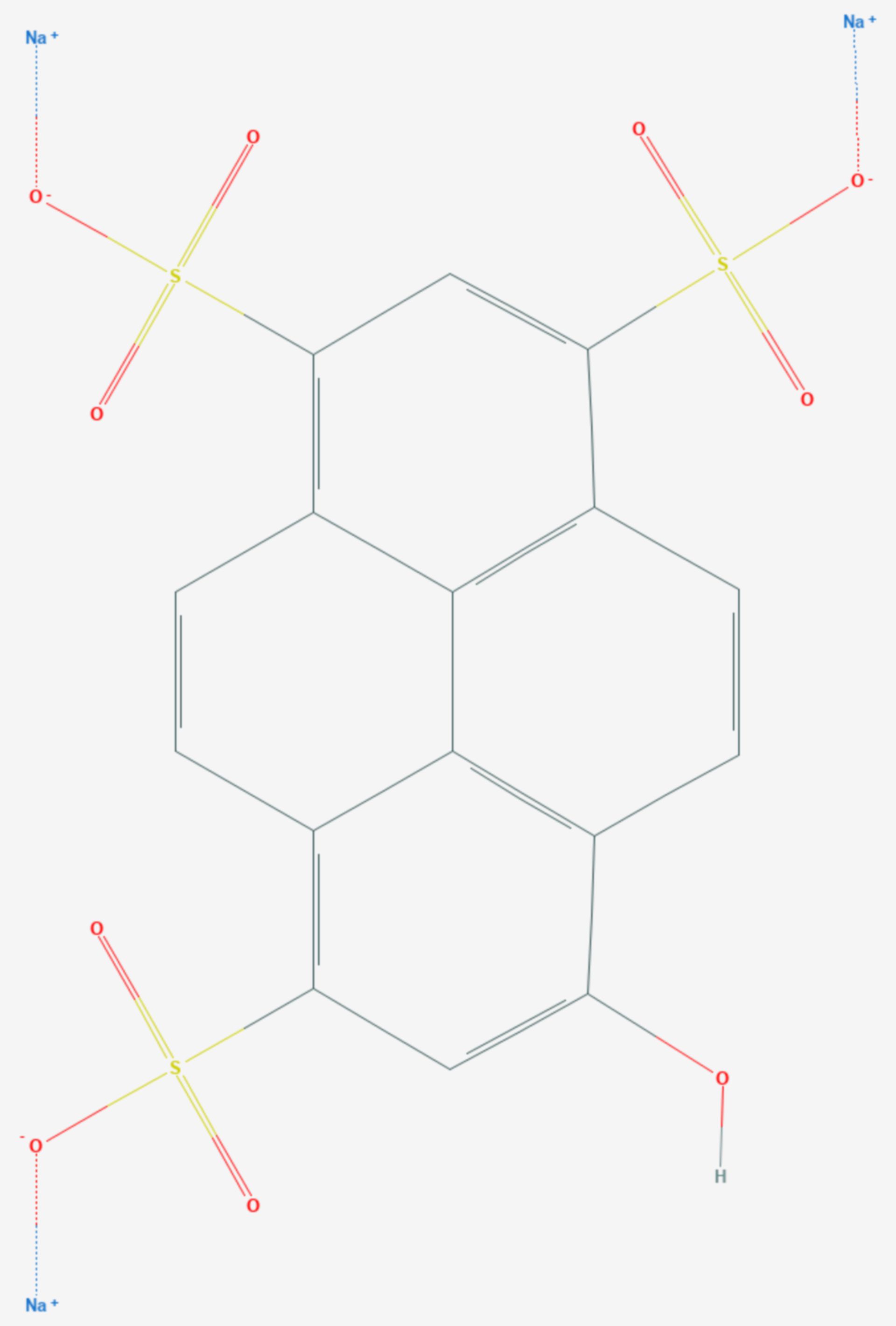 Pyranin (Strukturformel)