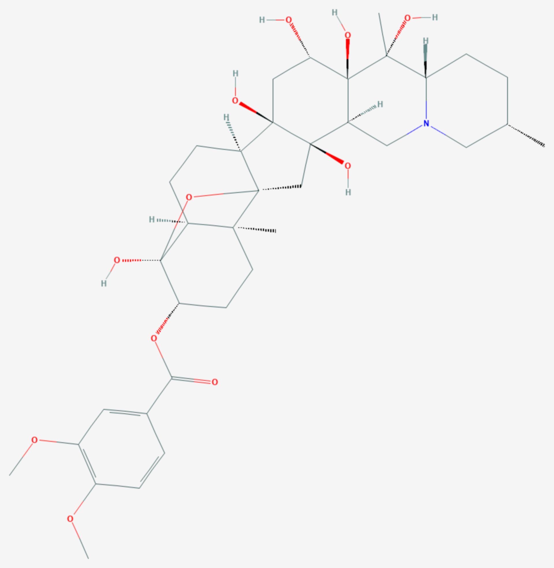 Veratridin (Strukturformel)