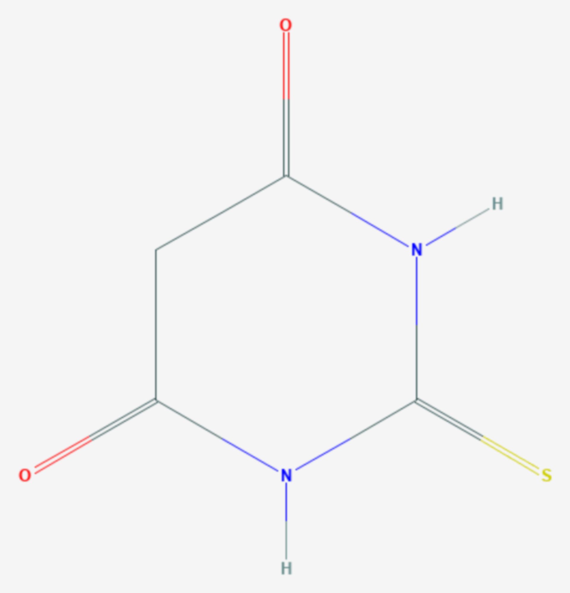 Thiobarbitursäure (Strukturformel)