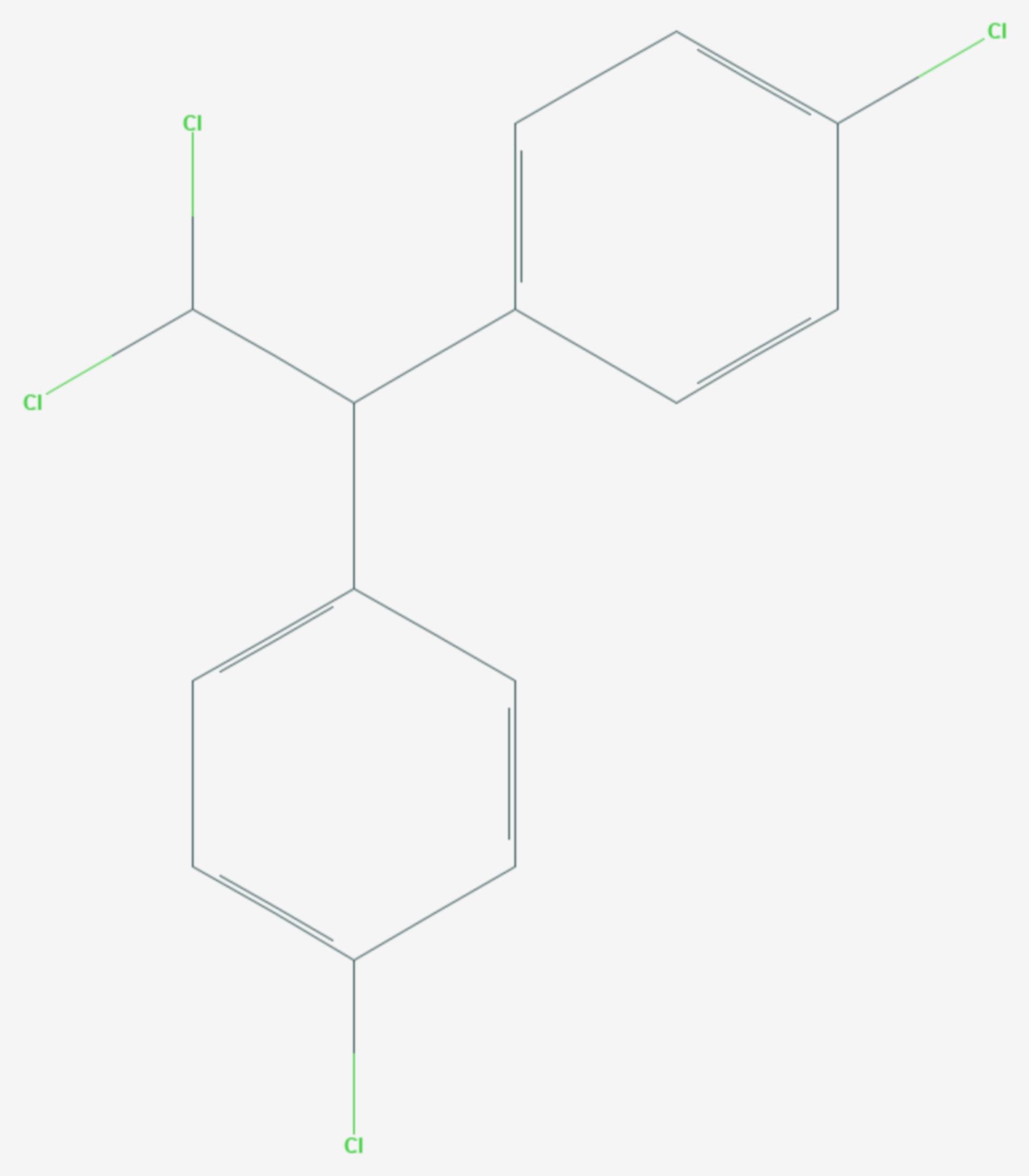 Dichlordiphenyldichlorethan (Strukturformel)