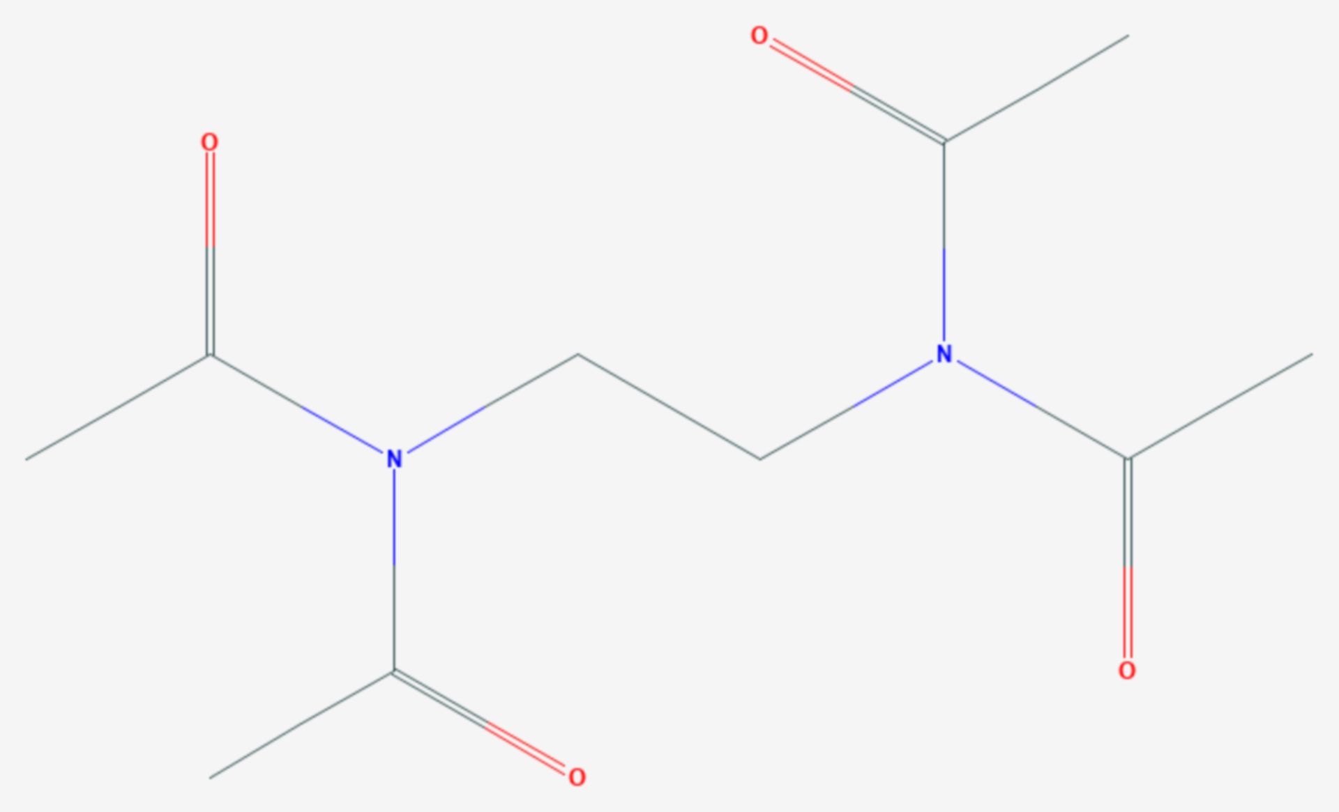 Tetraacetylethylendiamin (Strukturformel)