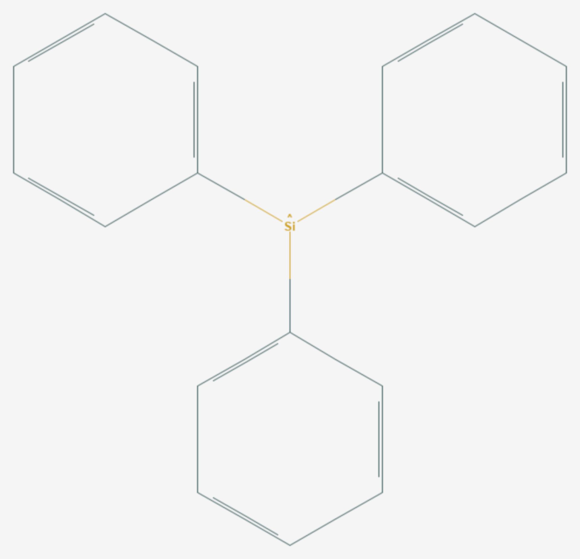 Triphenylsilan (Strukturformel)