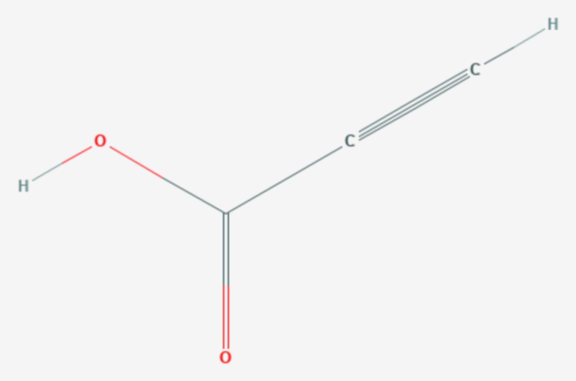 Propiolsäure (Strukturformel)
