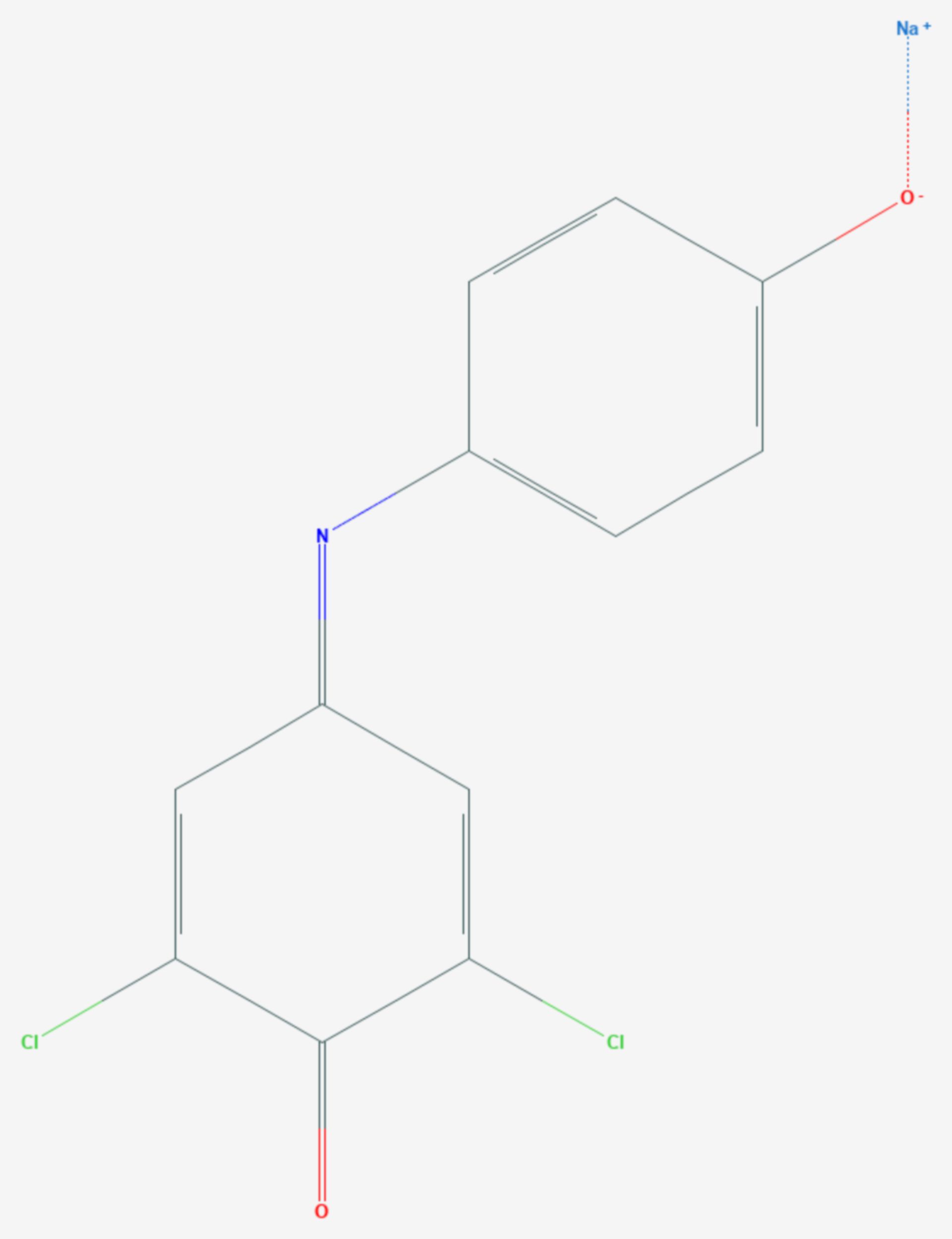 2,6-Dichlorphenolindophenol (Strukturformel)