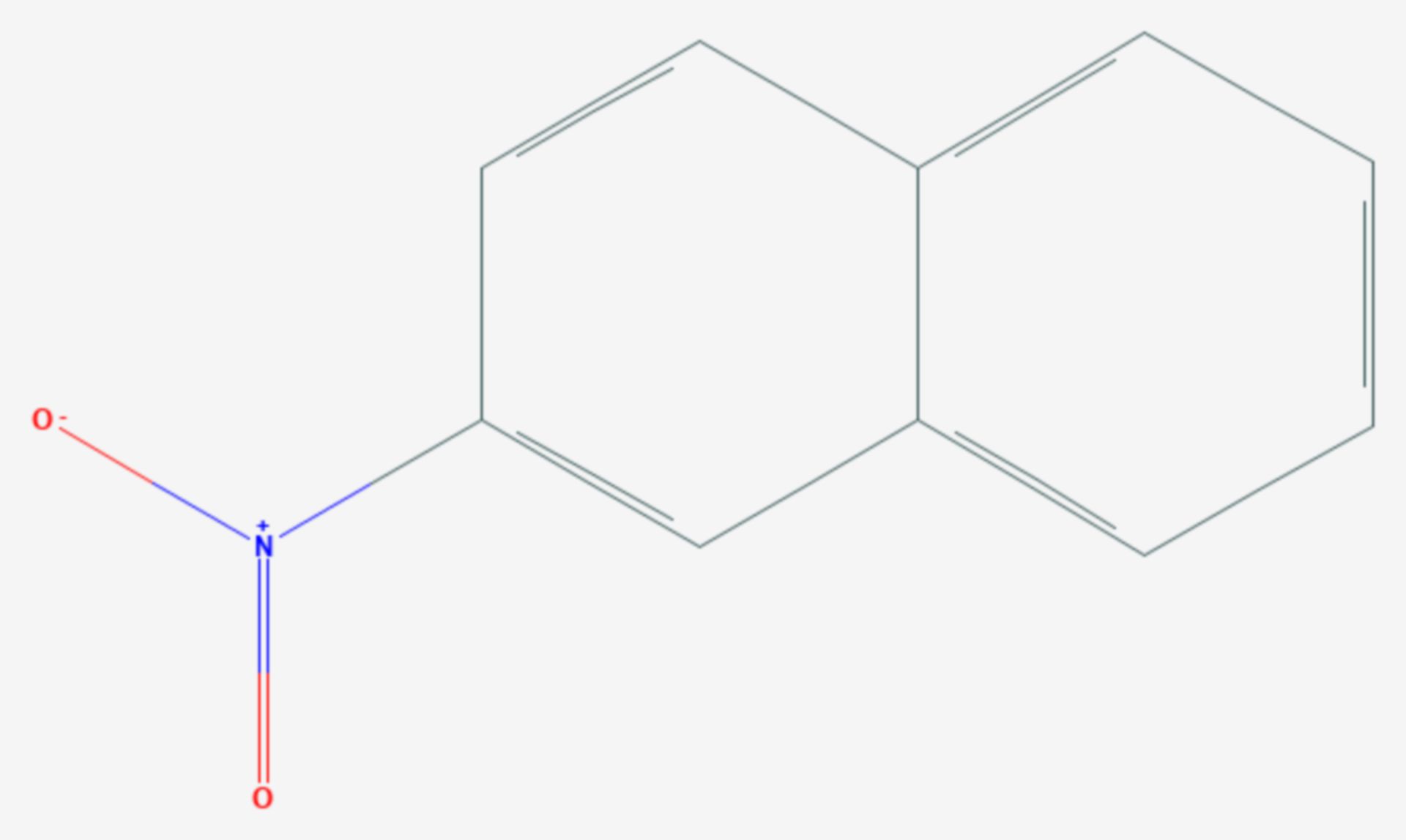 2-Nitronaphthalin (Strukturformel)