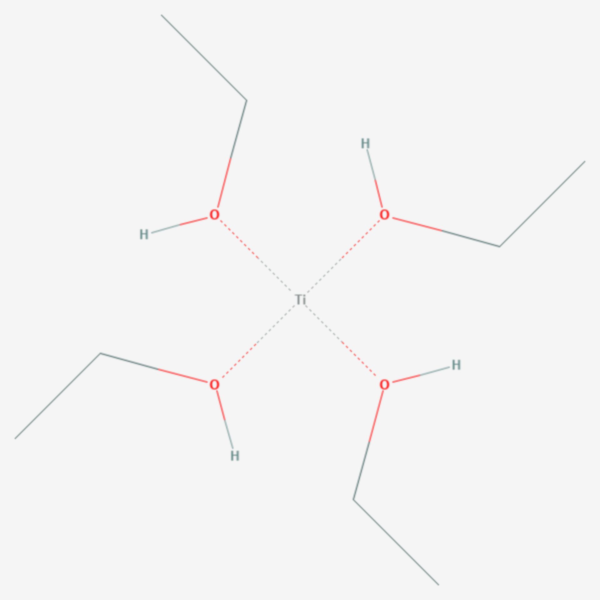 Titantetraethanolat (Strukturformel)