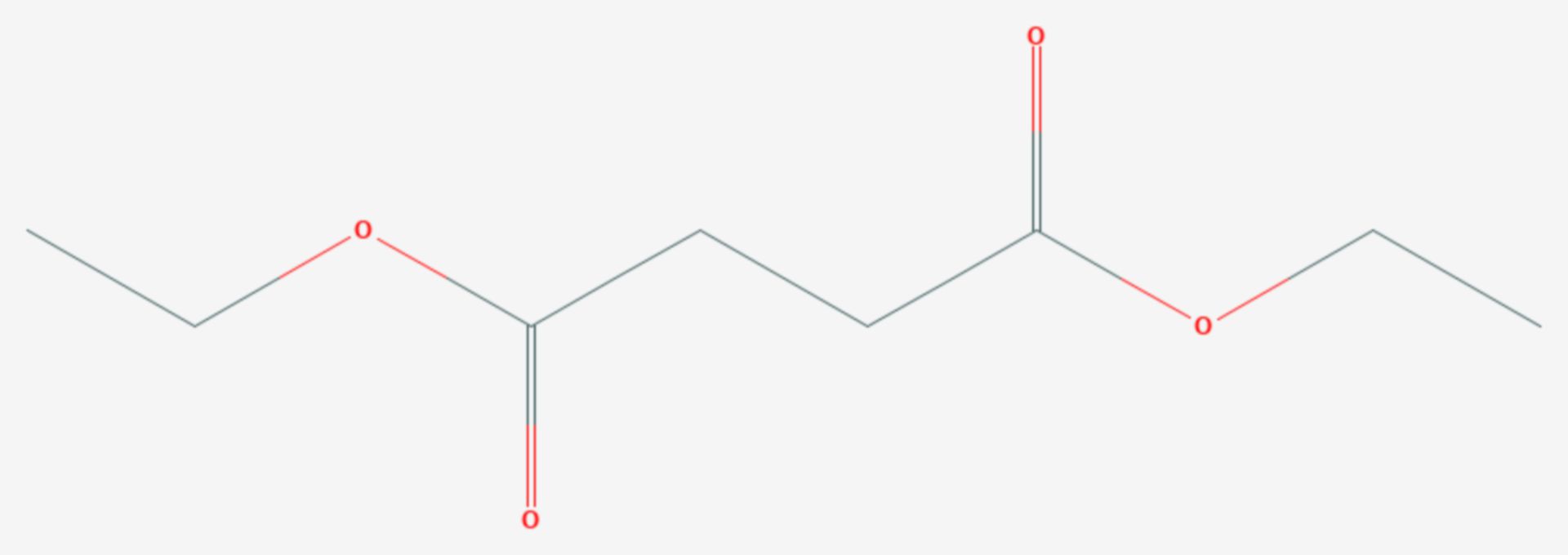 Bernsteinsäurediethylester (Strukturformel)
