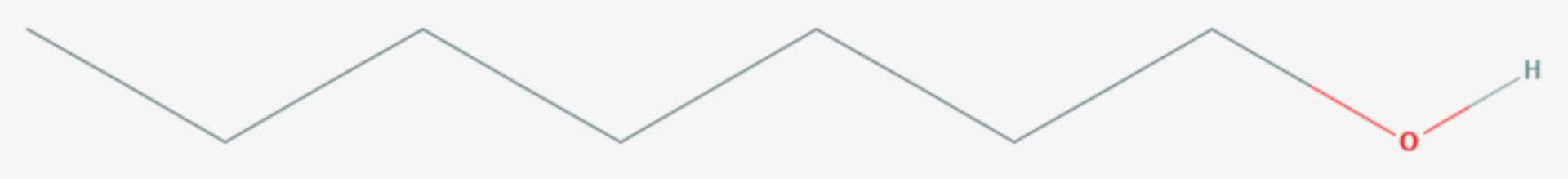 1-Heptanol (Strukturformel)