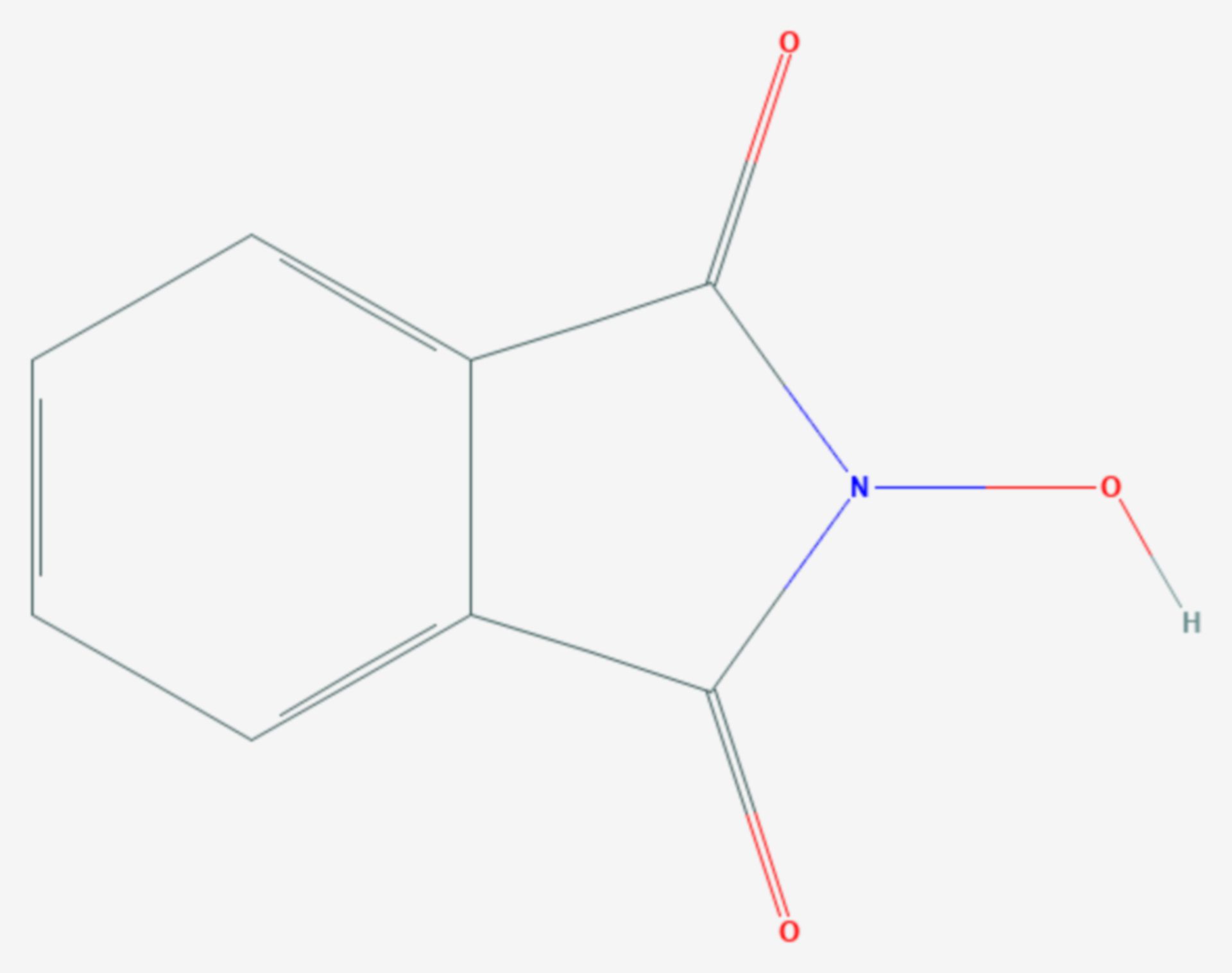 N-Hydroxyphthalimid (Strukturformel)