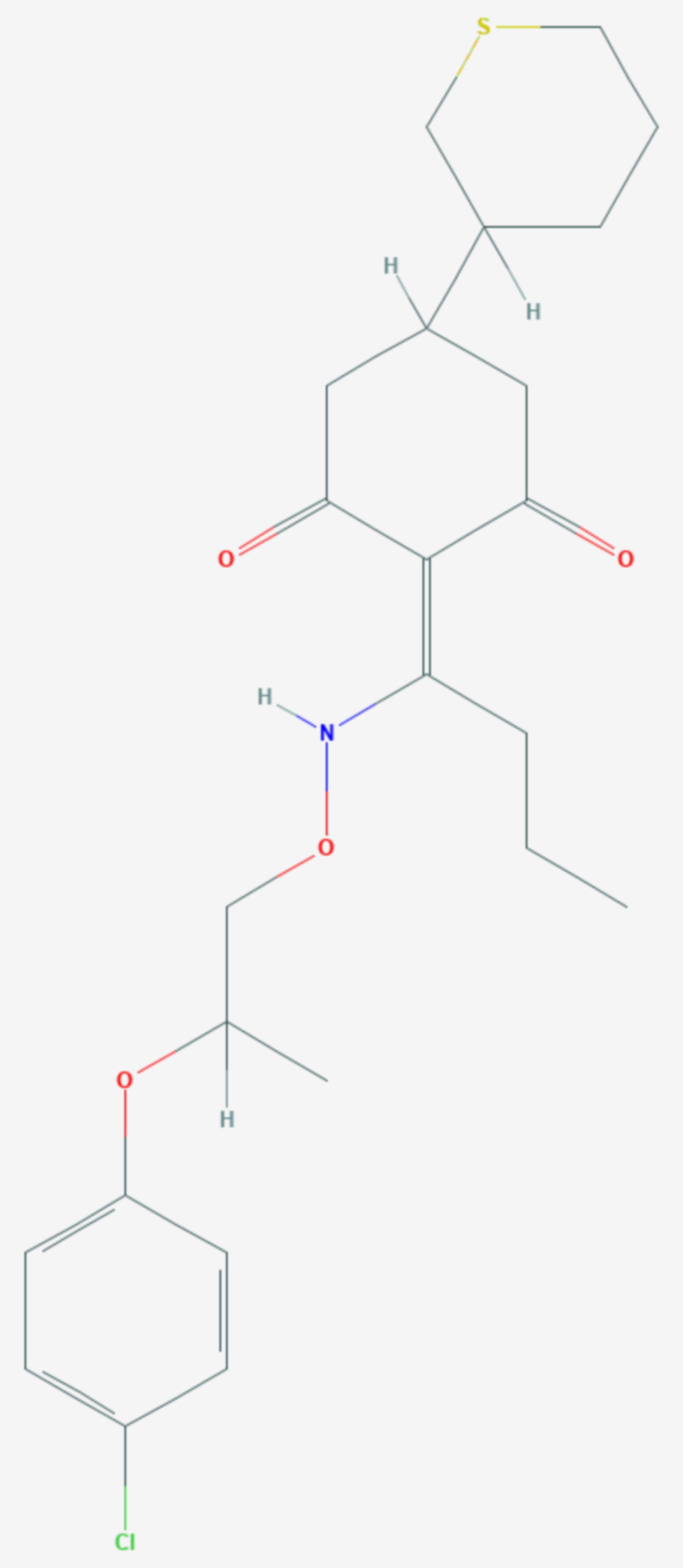 Profoxydim (Strukturformel)