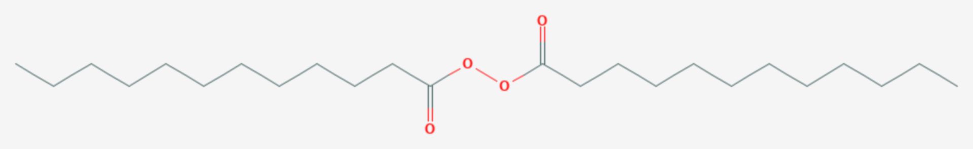 Dilauroylperoxid (Strukturformel)