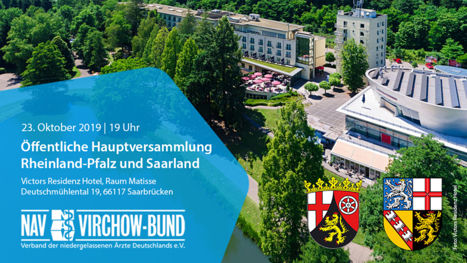 Einladung: Landeshauptversammlung Rheinland-Pfalz und Saarland im NAV-Virchow-Bund